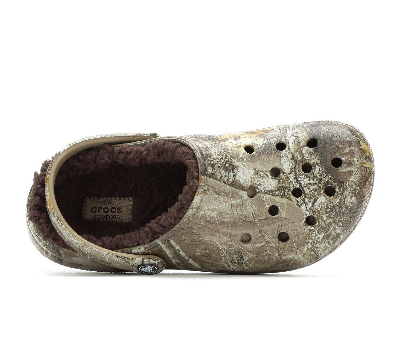 Fur lined best sale camo crocs