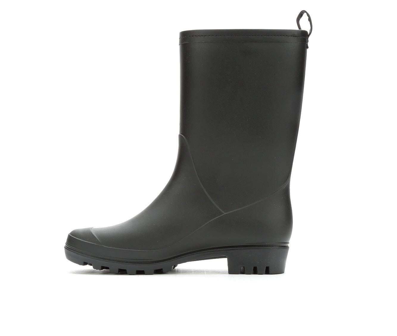 Women's Capelli New York Matte Solid Mid Rain Boots