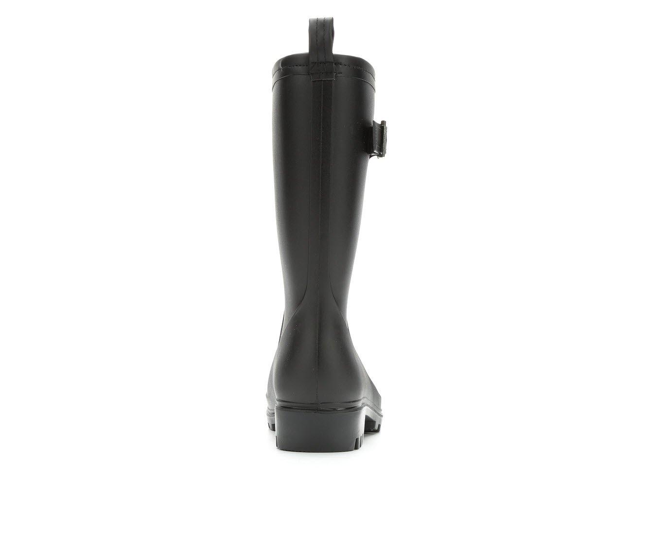 Women's Capelli New York Matte Solid Mid Rain Boots