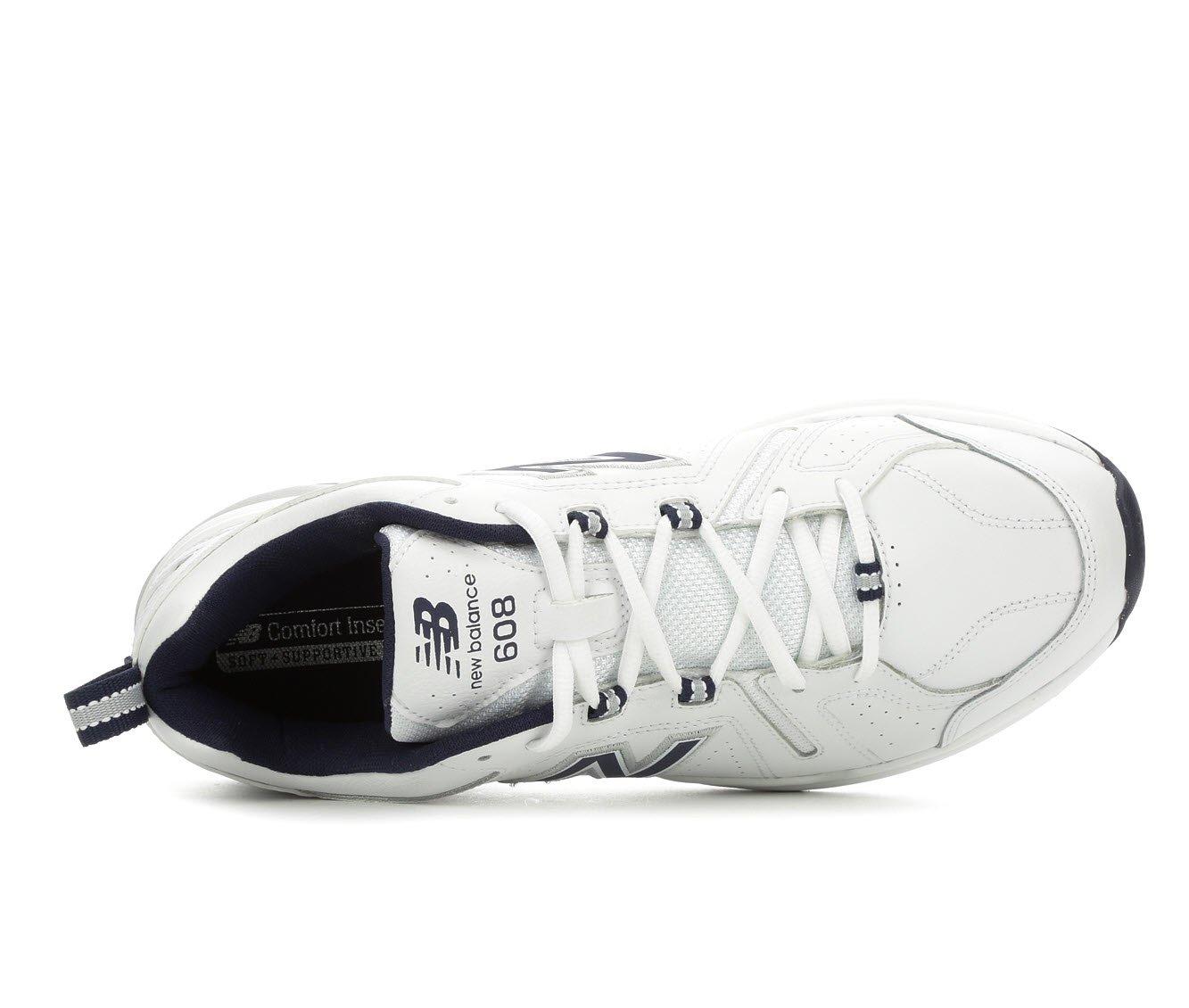 New Balance Men s 608v5 White Navy Size 11