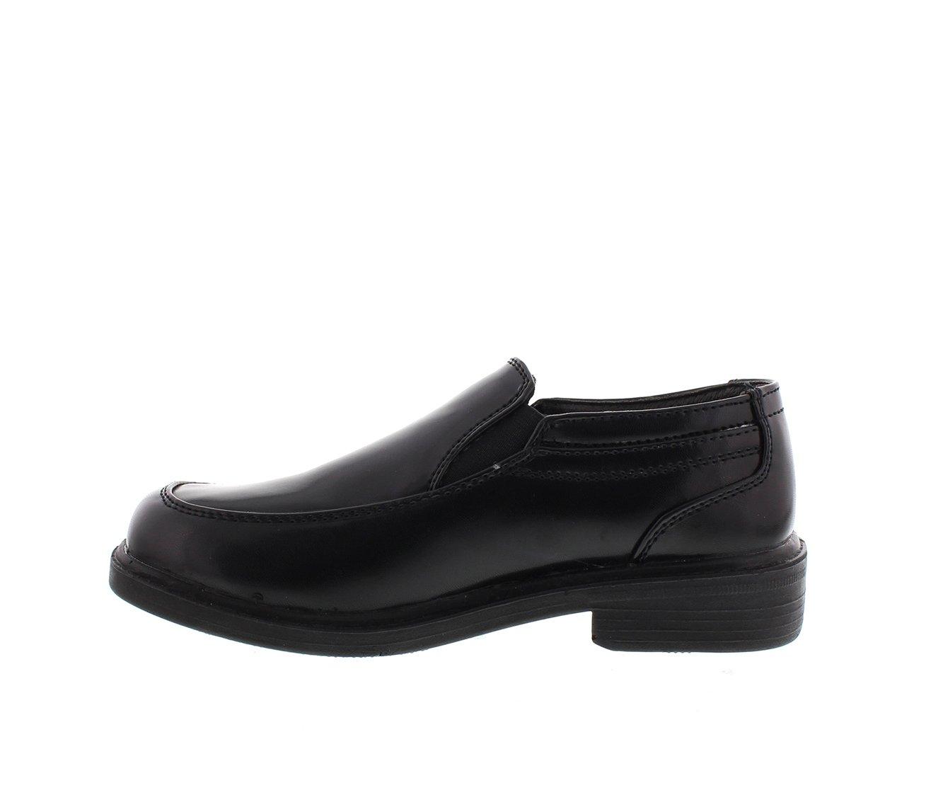 Deer Stags Kinder Monk-Strap Loafer – Unisex, Aus Kunstleder, Mit Verstecktem Klettverschluss, Für Festliche Anlässe