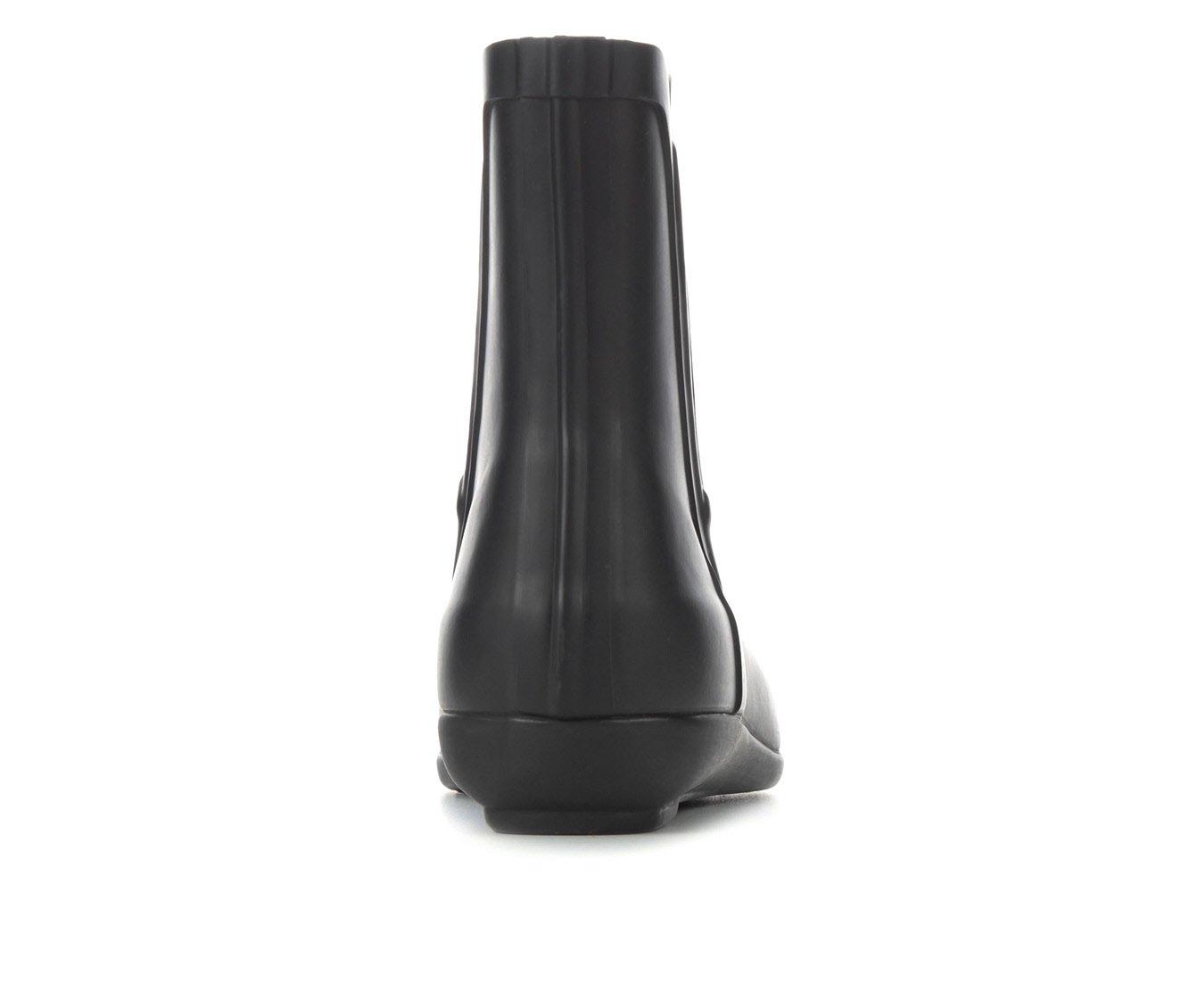 London fog rain boots black best sale