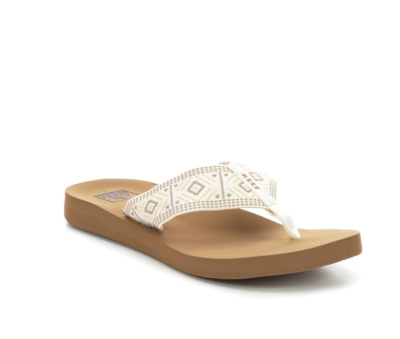 Women's Reef Spring Woven FlipFlops Shoe Carnival