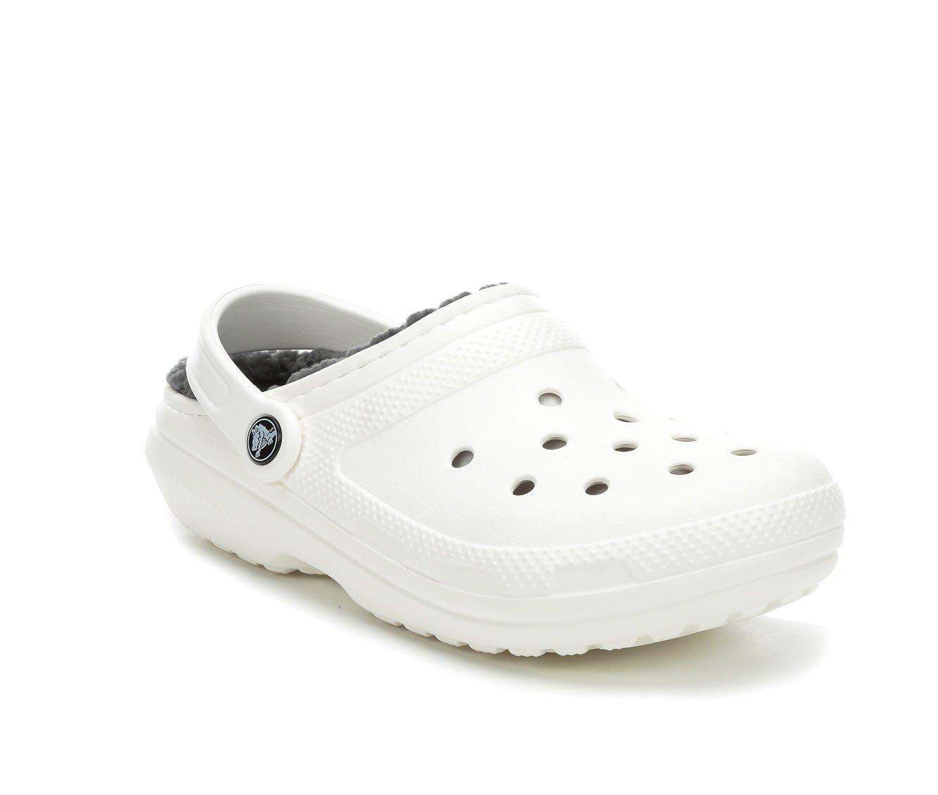 Crocs cheap white fur