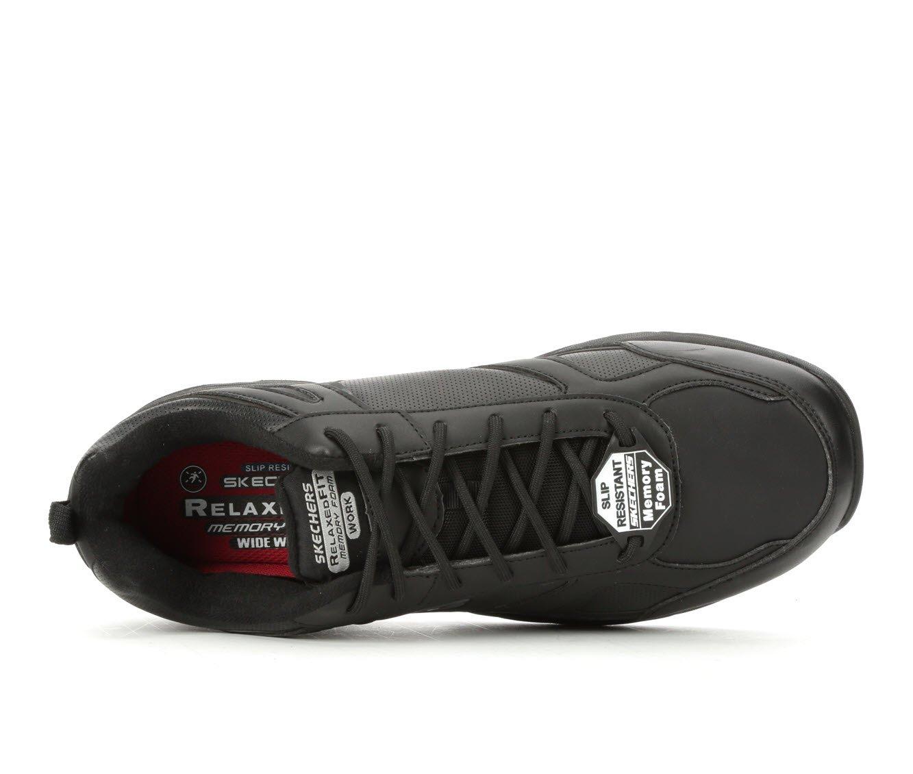 Skechers Work Men's Felton Memory Foam Slip Resistant X-Wide Sneaker