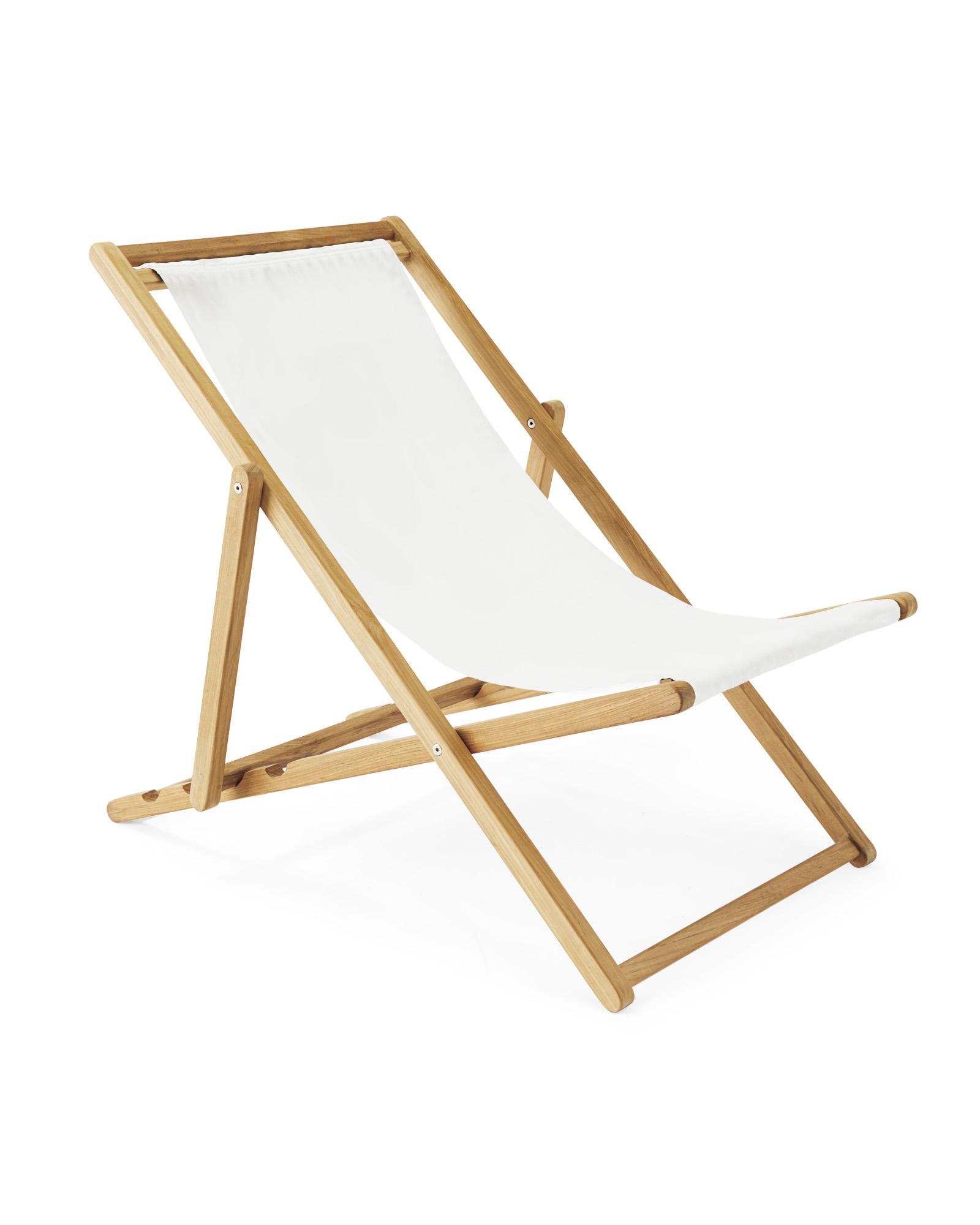 Fabric Only - Teak Sling Chair | Serena and Lily