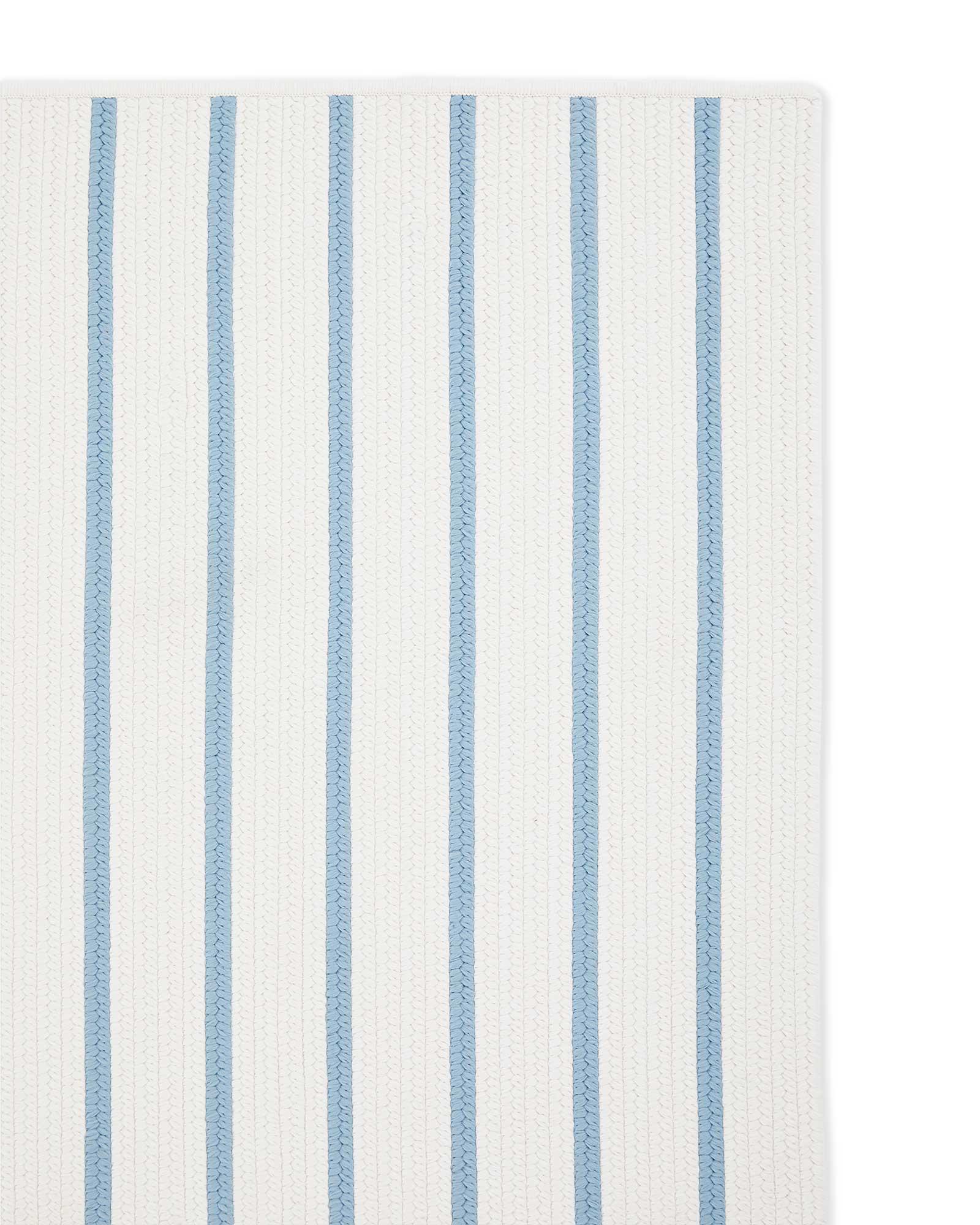 Linen Stripe Rug, 2.6' x 7' | Serena & Lily