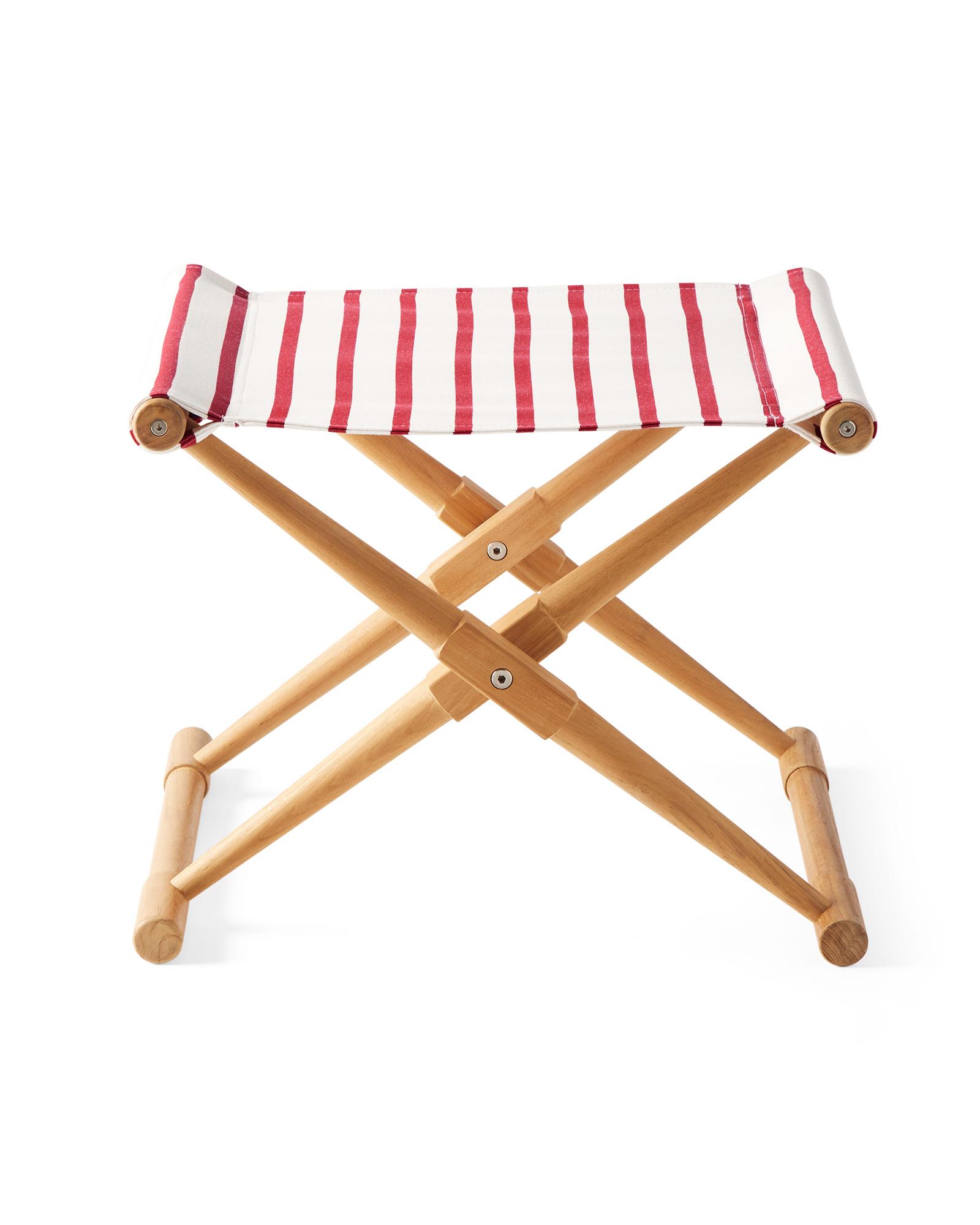 Teak Camp Stool Serena and Lily