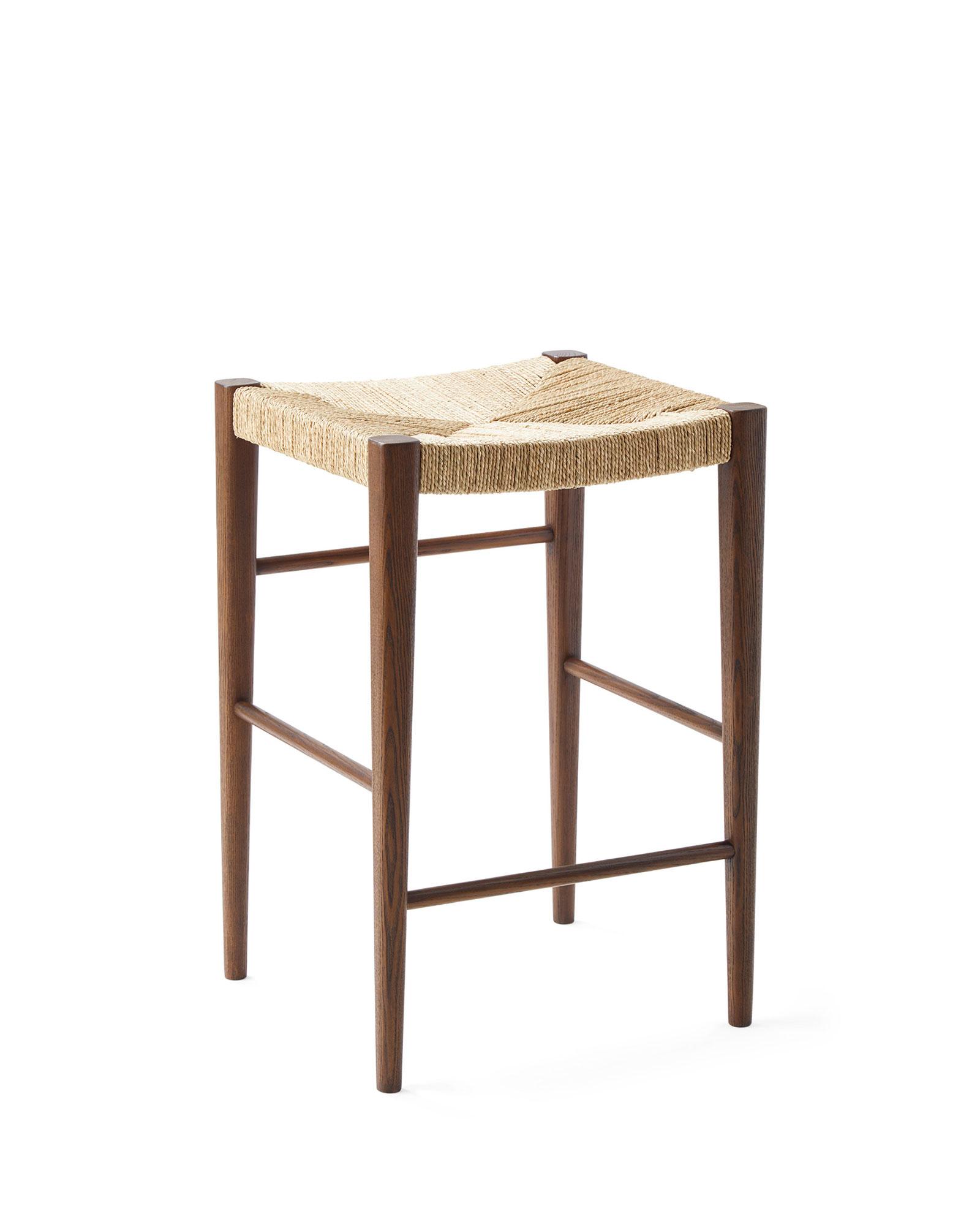 Rattan counter deals stools backless