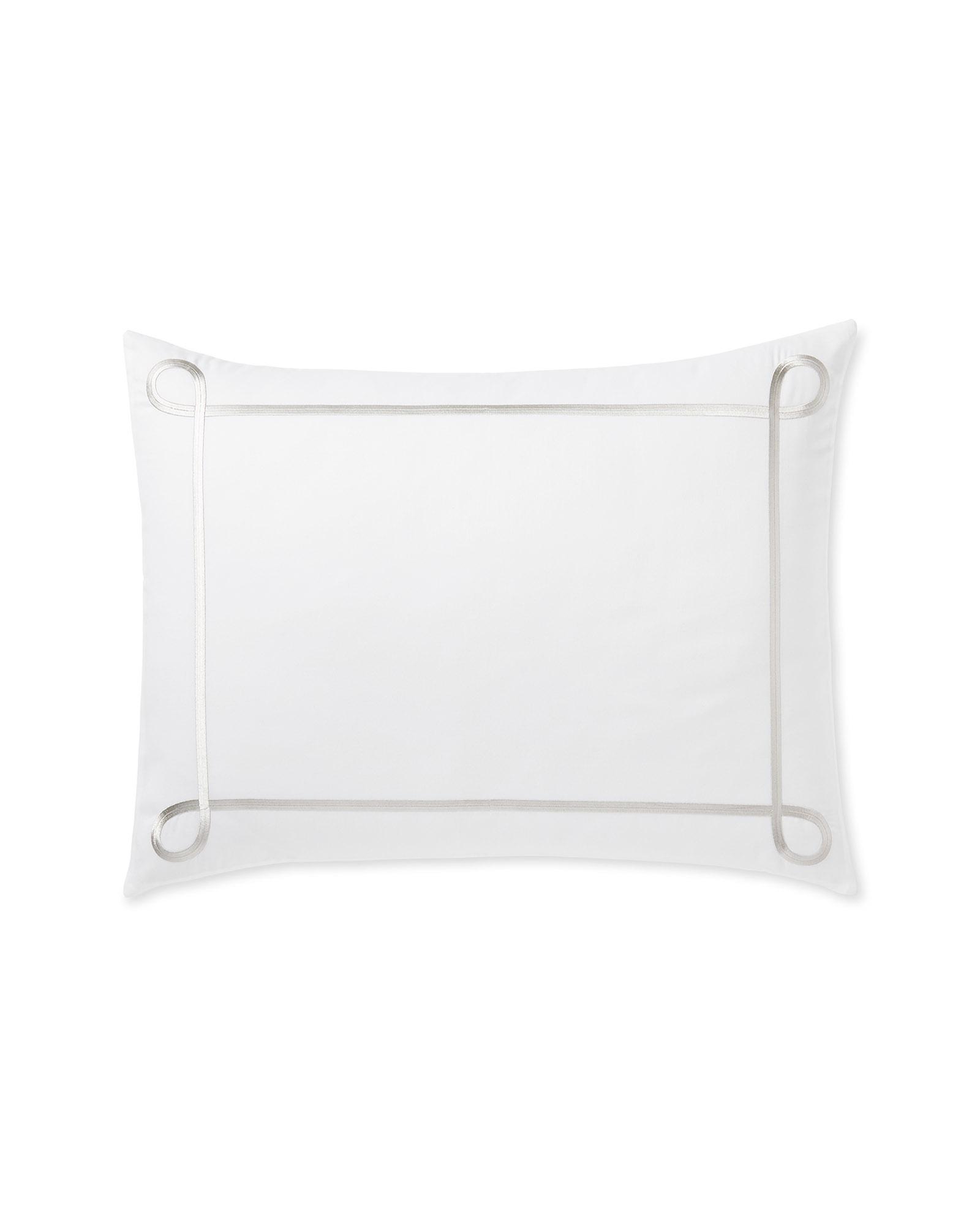 Southport Sateen Sham - Standard in Powder Blue