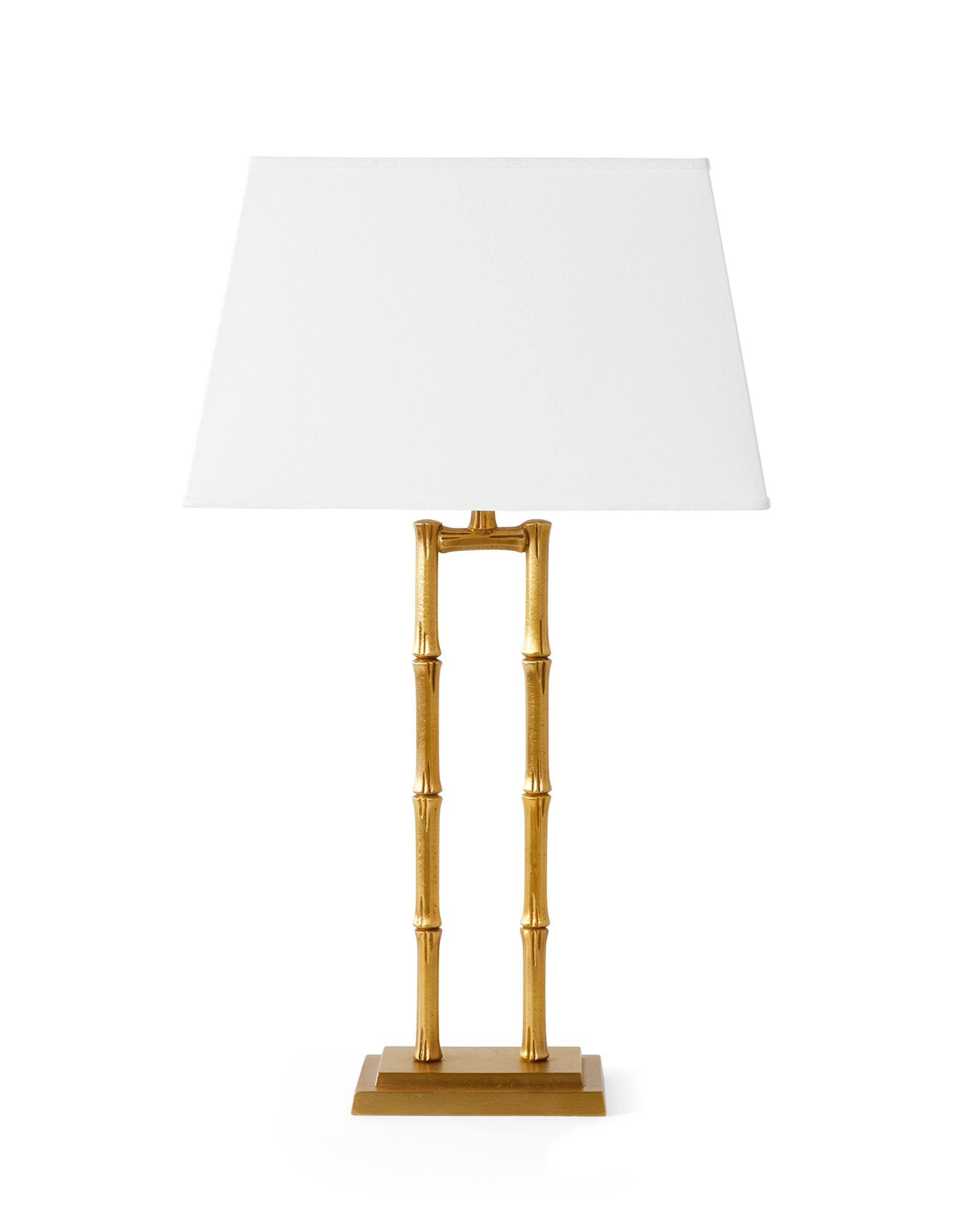 Gold bamboo best sale table lamp