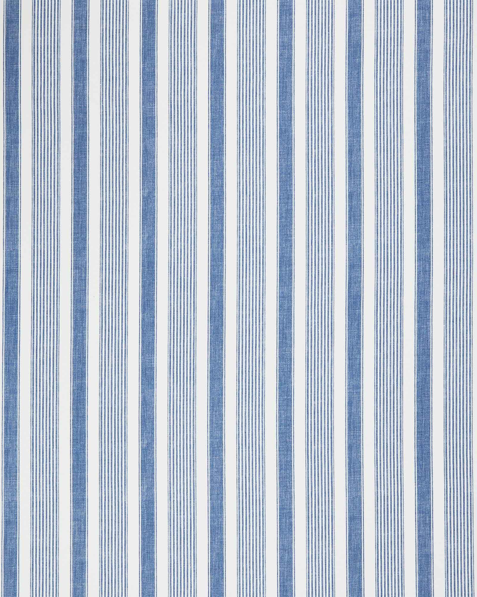 Fabric by The Yard - Classic Gingham Linen in Hydrangea Blue | Serena & Lily