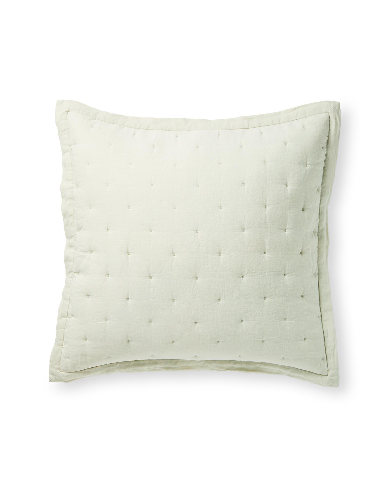 Sutter Linen Sham— color fog