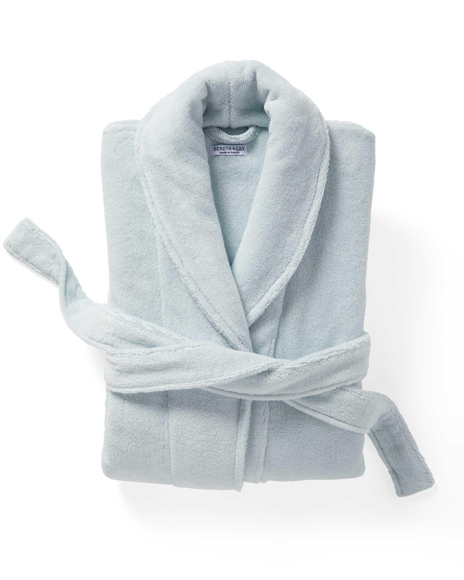 Sonoma Turkish Cotton Bathrobe - Sky Blue - Large