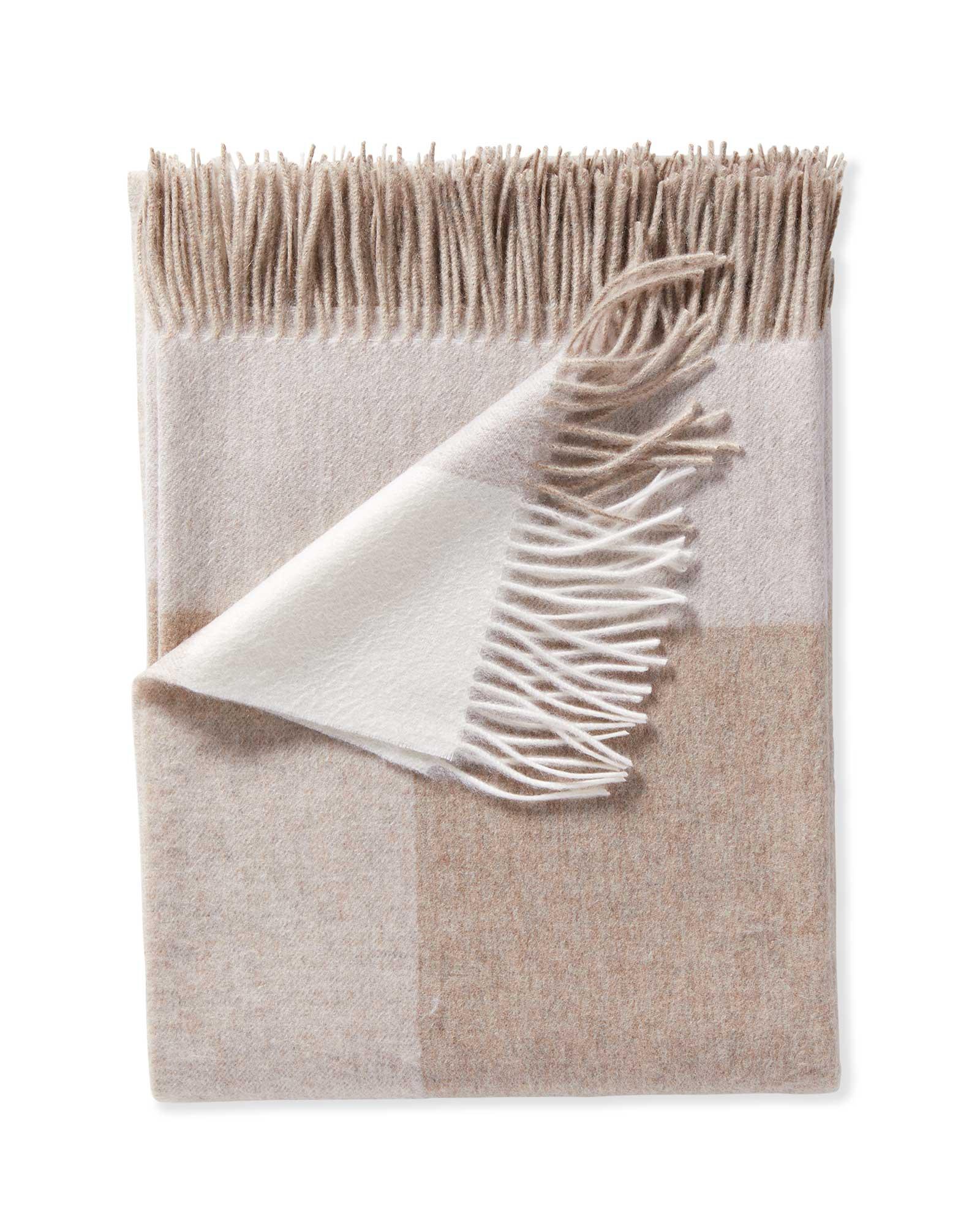 Border Frame Cashmere Throw