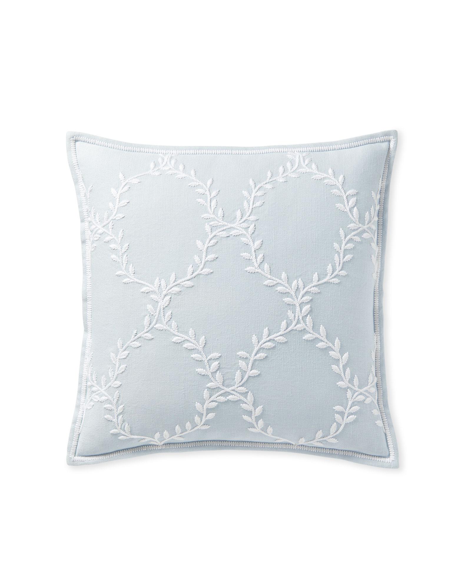 Hathaway Pillow Cover, 20”, Blue