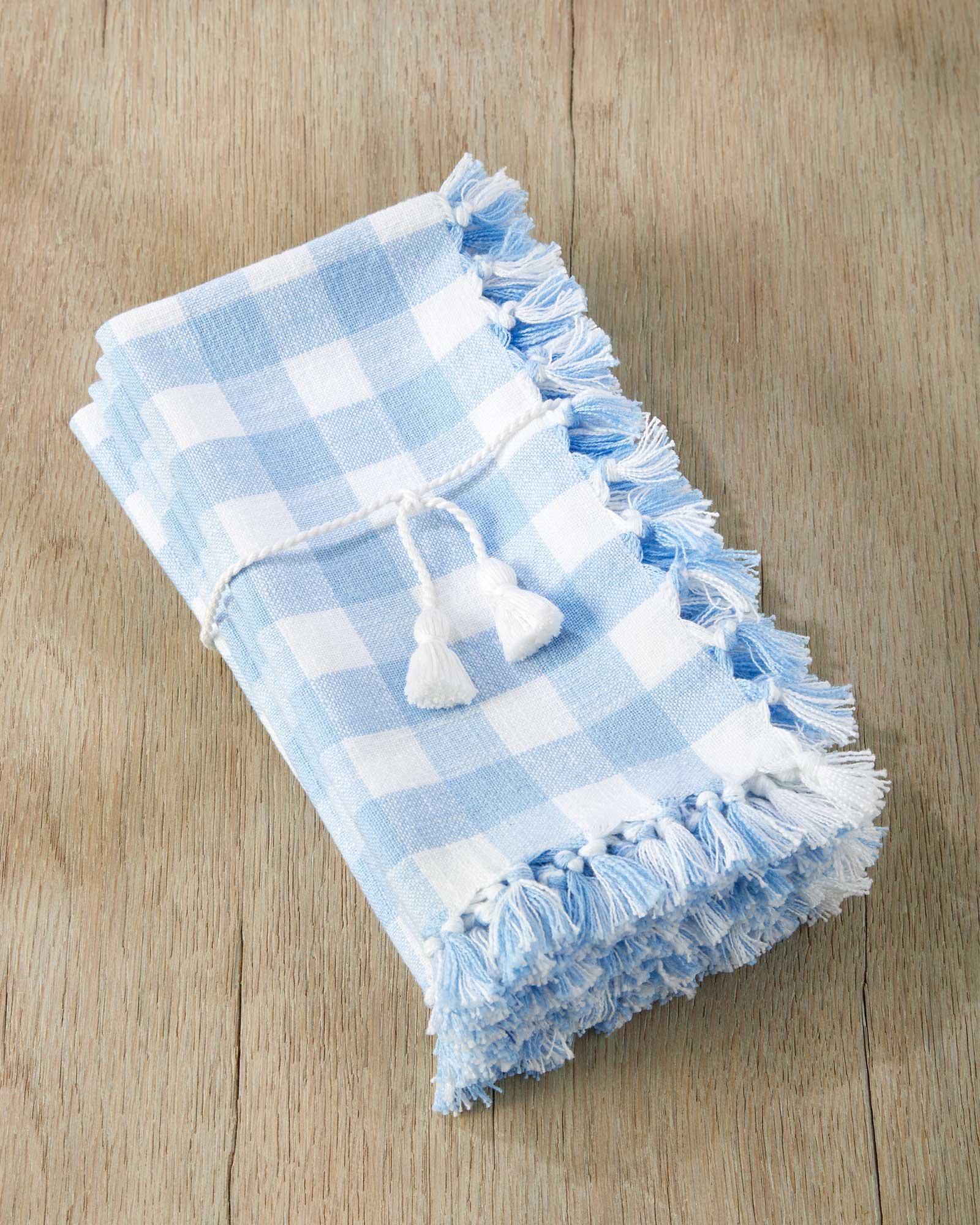 Gingham Napkins- Set of 12