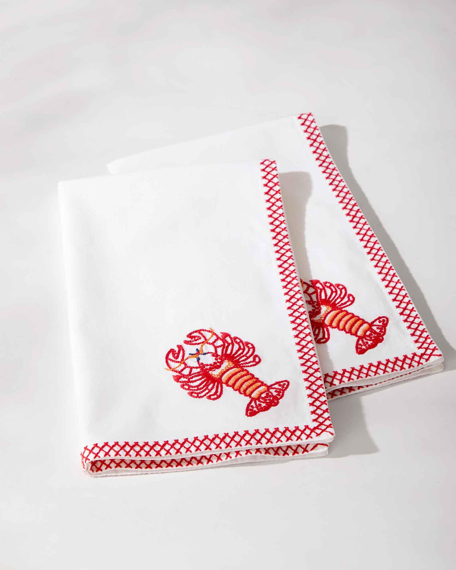 Embroidered Icon Tea Towels (Set of 2)
