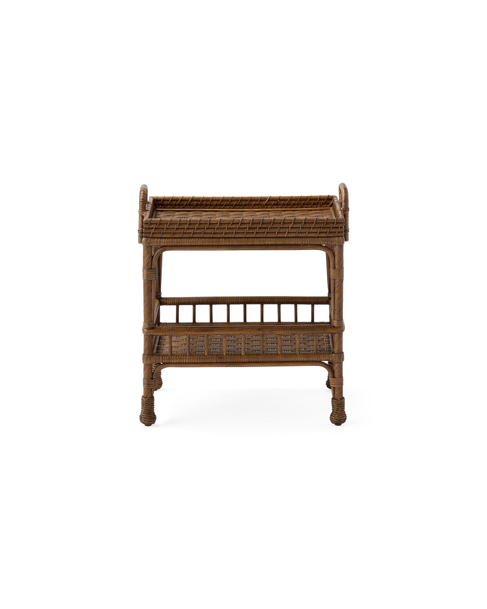 South Seas Rattan Side Table