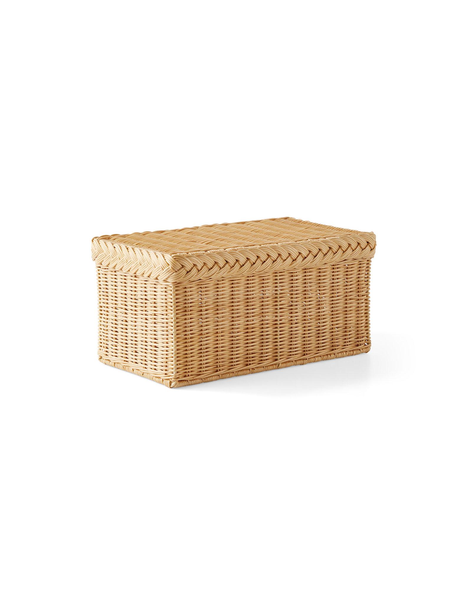 Carova Rattan Box | Serena and Lily