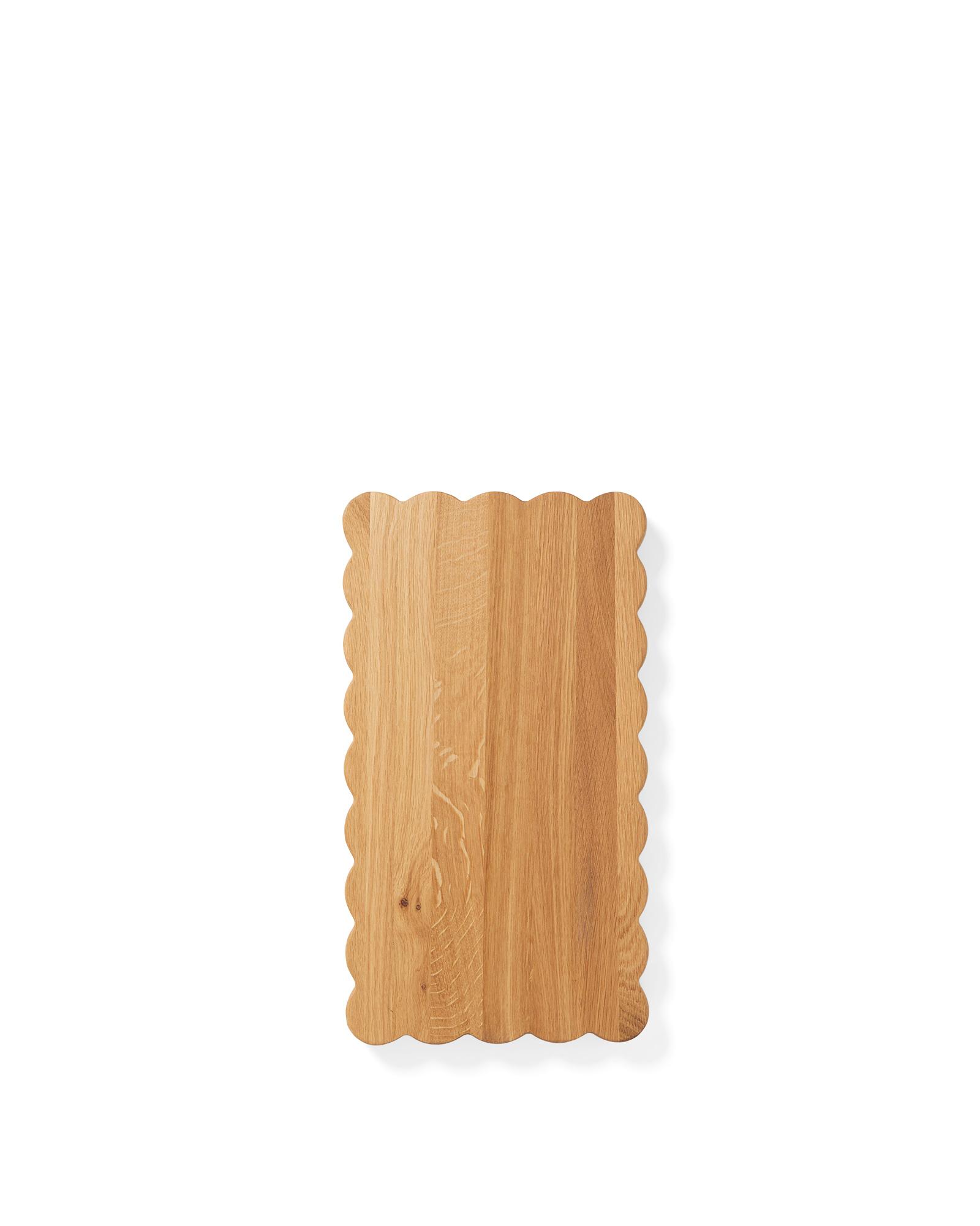Scalloped Plank Serving Board