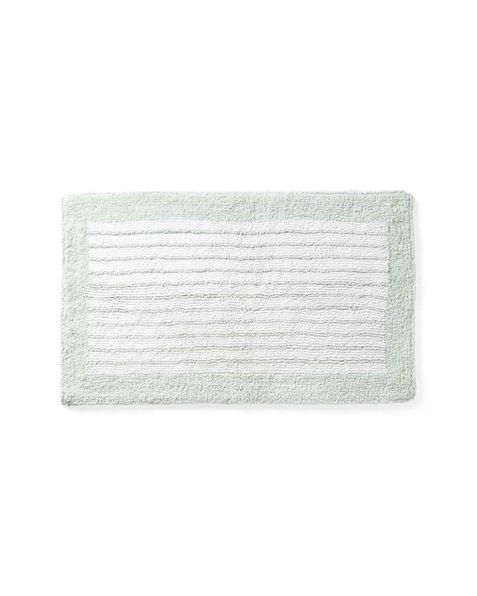Sonoma Stripe Bath Rug - Seaglass