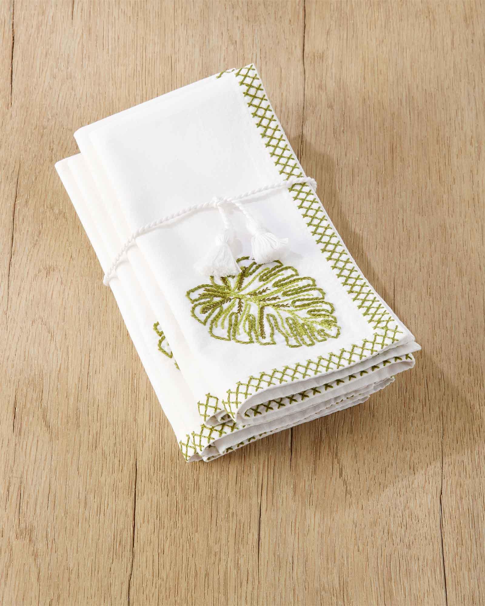 Embroidered Icon Napkin