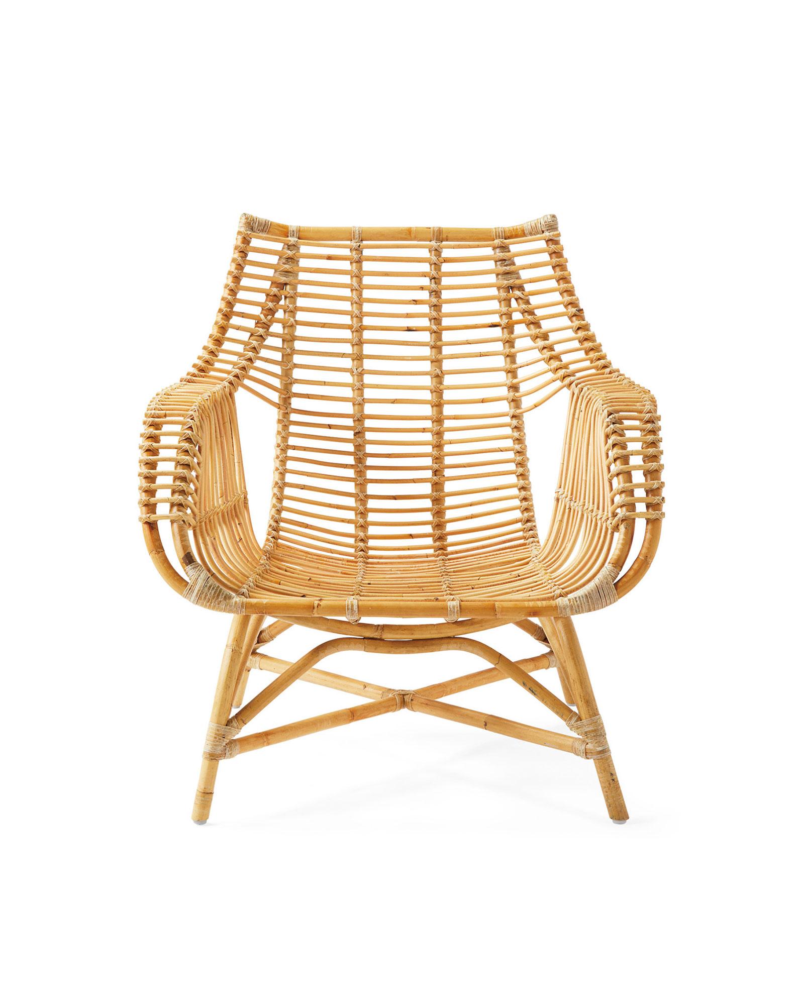 White rattan chair discount clearance