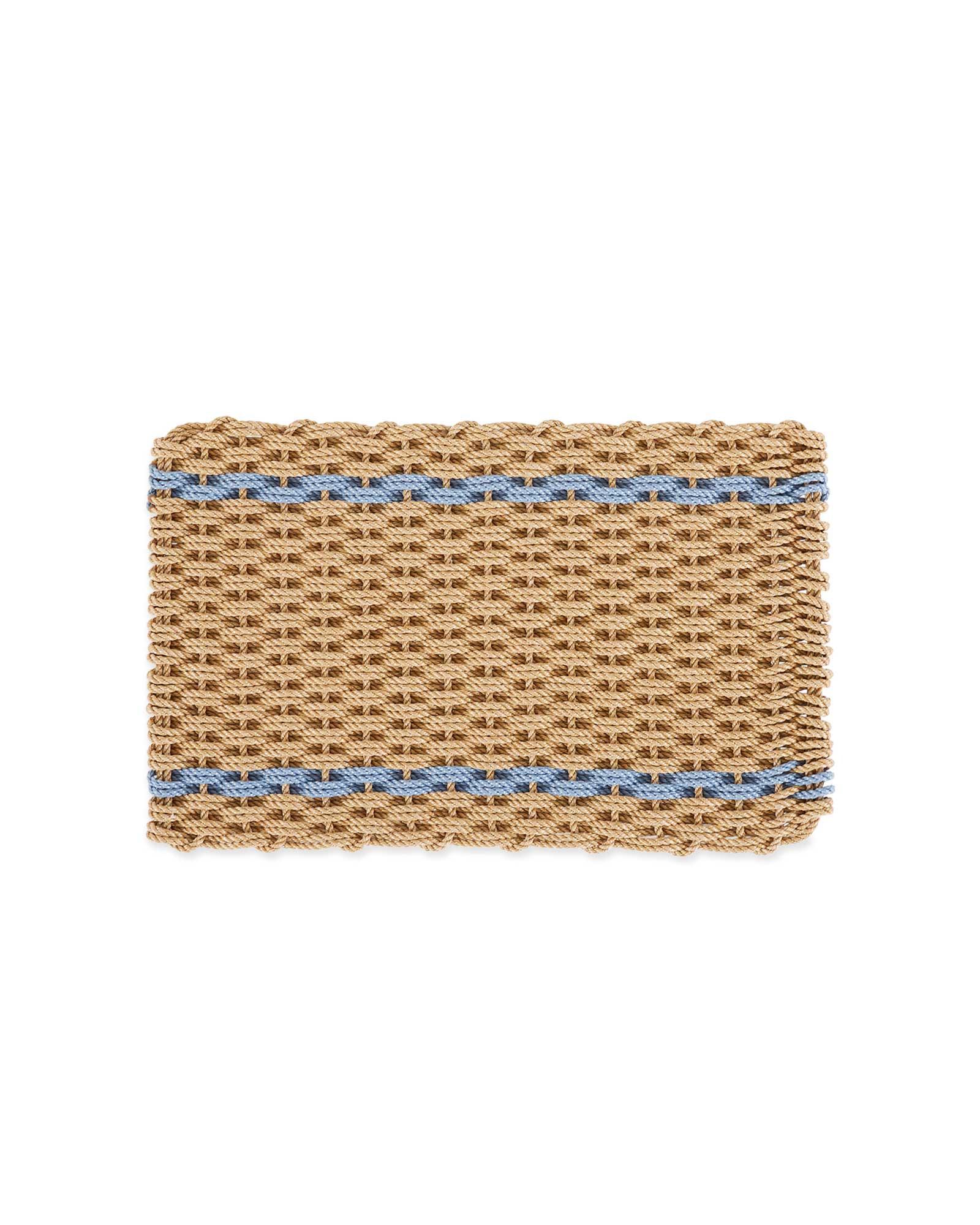 ROPE’mademoiselle Navy Doormat | Woven Lobster Rope Doormats | The Rope Co
