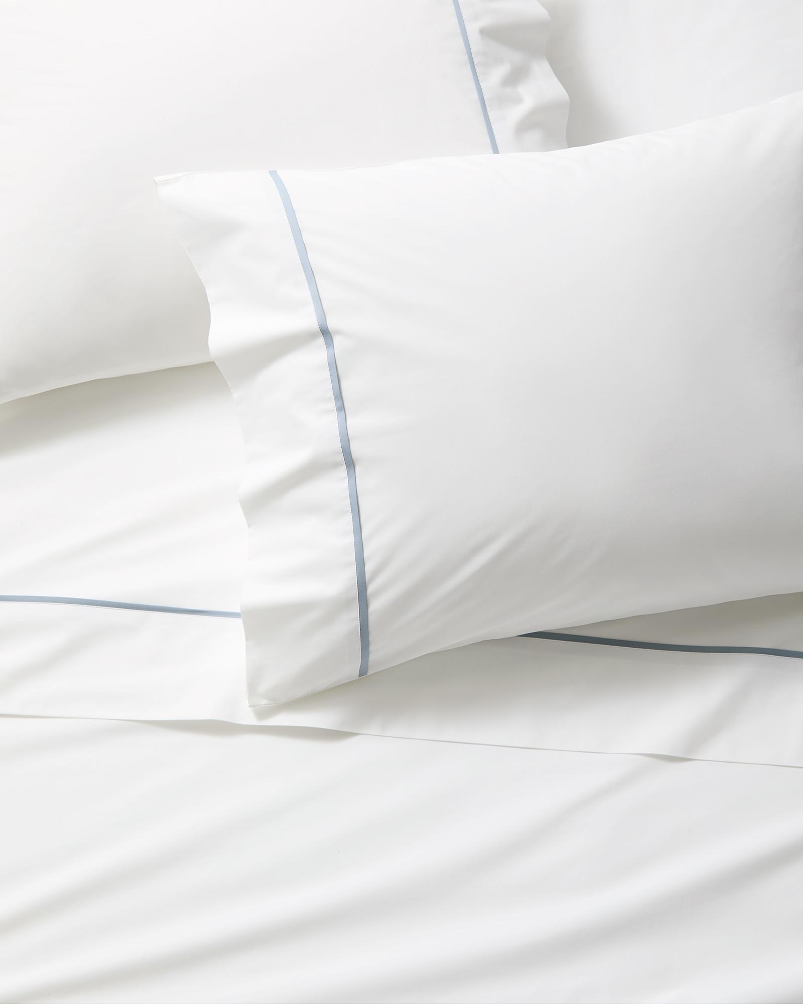 Beach Club Percale Sheet Set - King Size in Coastal Blue