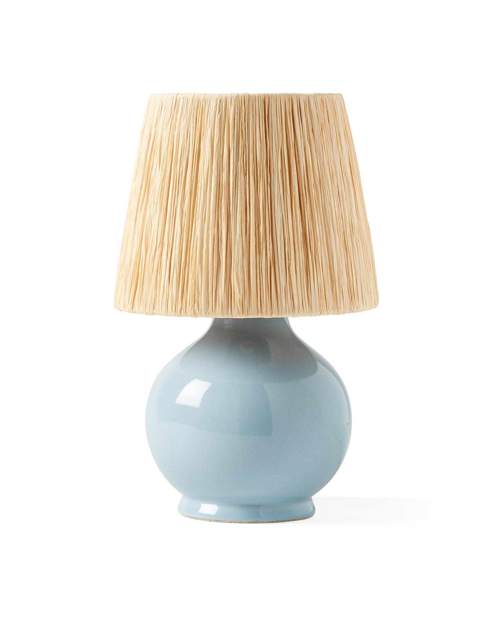 Como Petite Table Lamp – Coastal Blue | Serena & Lily