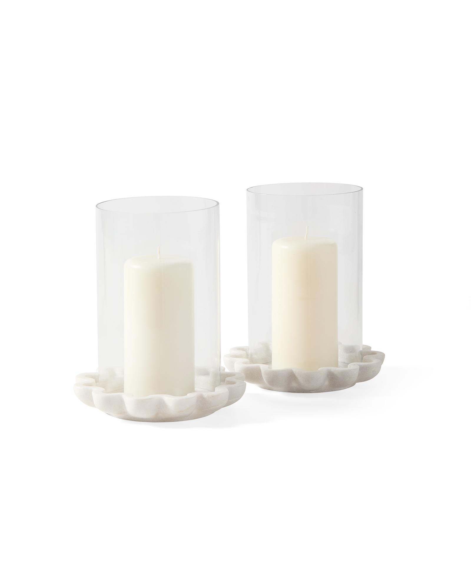 Tilden Marble Hurricane (Set of 2)