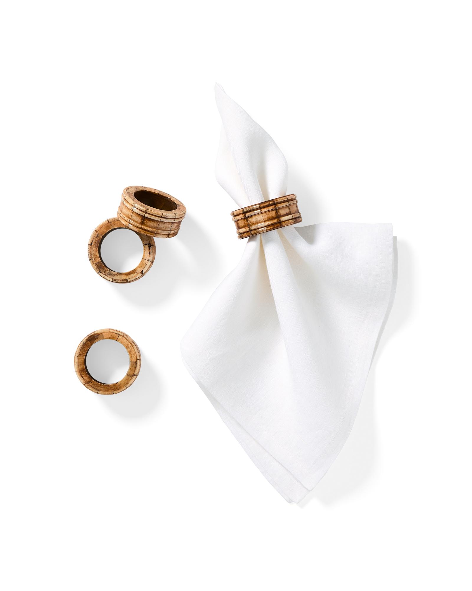 Reed Bone Napkin Rings (Set of 4)