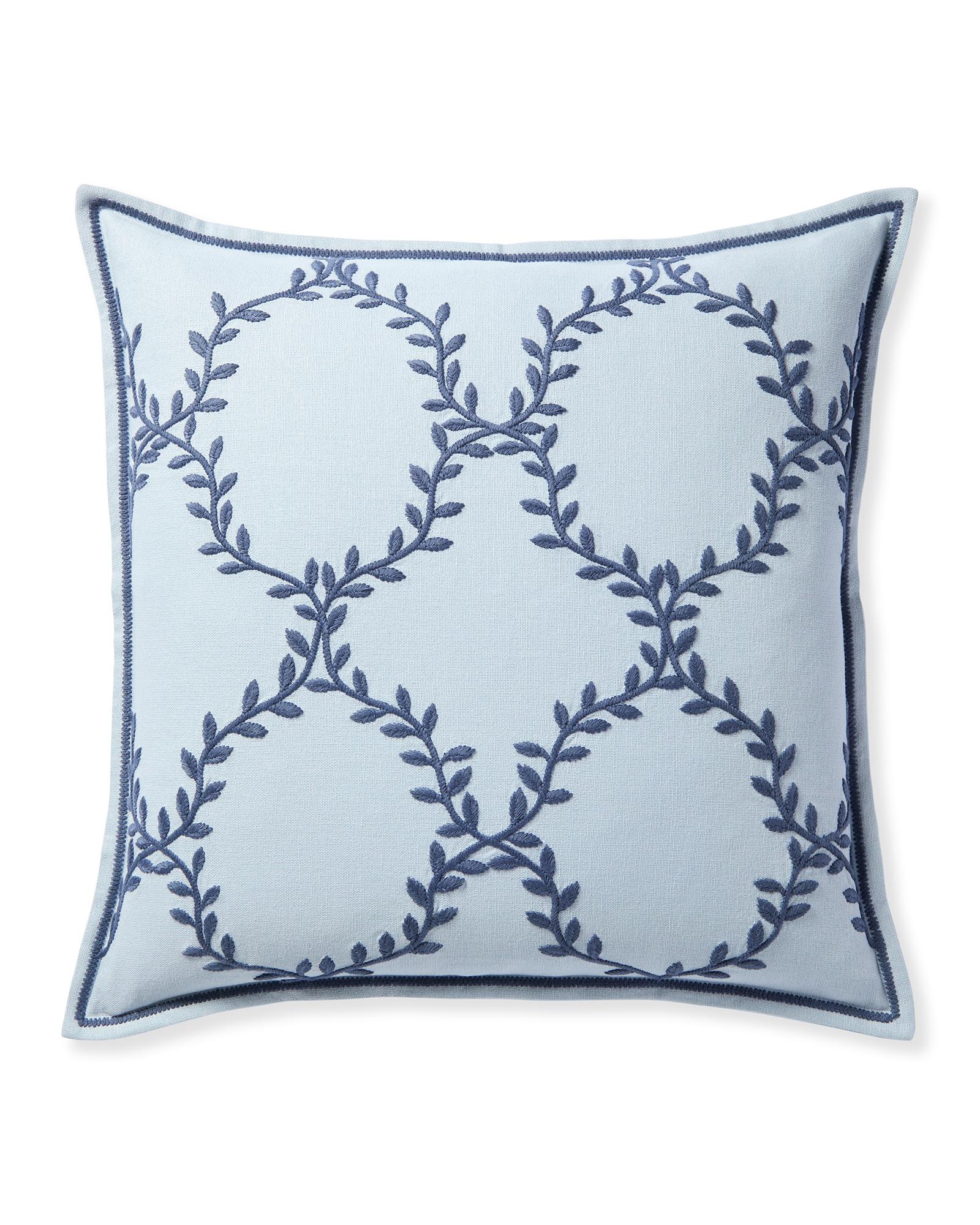 Hathaway Pillow Cover -Coastal Blue/Vintage Indigo - 20"
