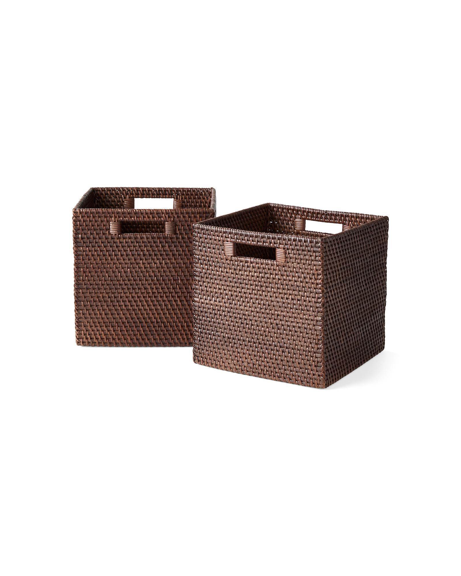 Inverness Bin- Sky Blue- Set of 2