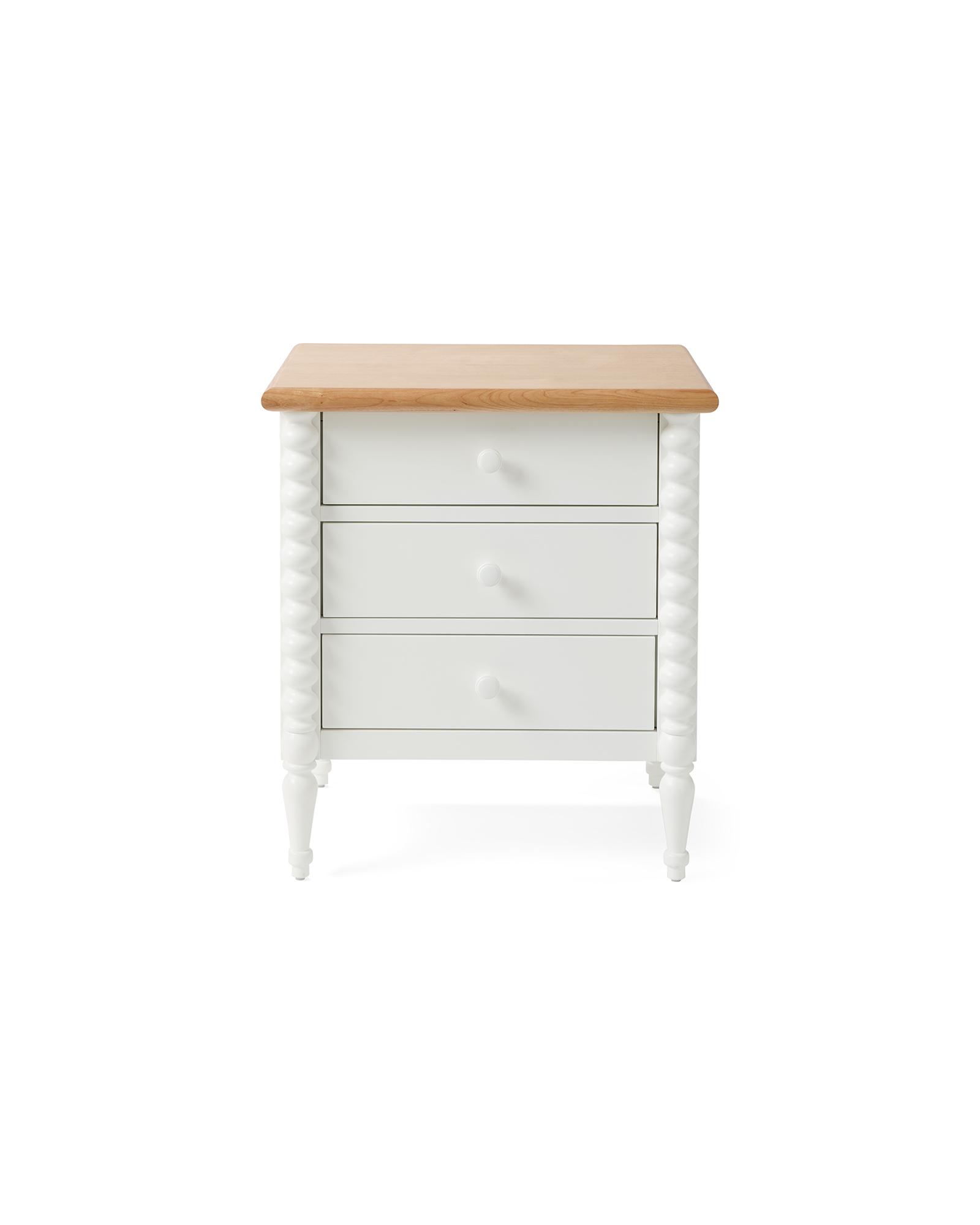 Piccolo 3-Drawer Nightstand | Serena & Lily