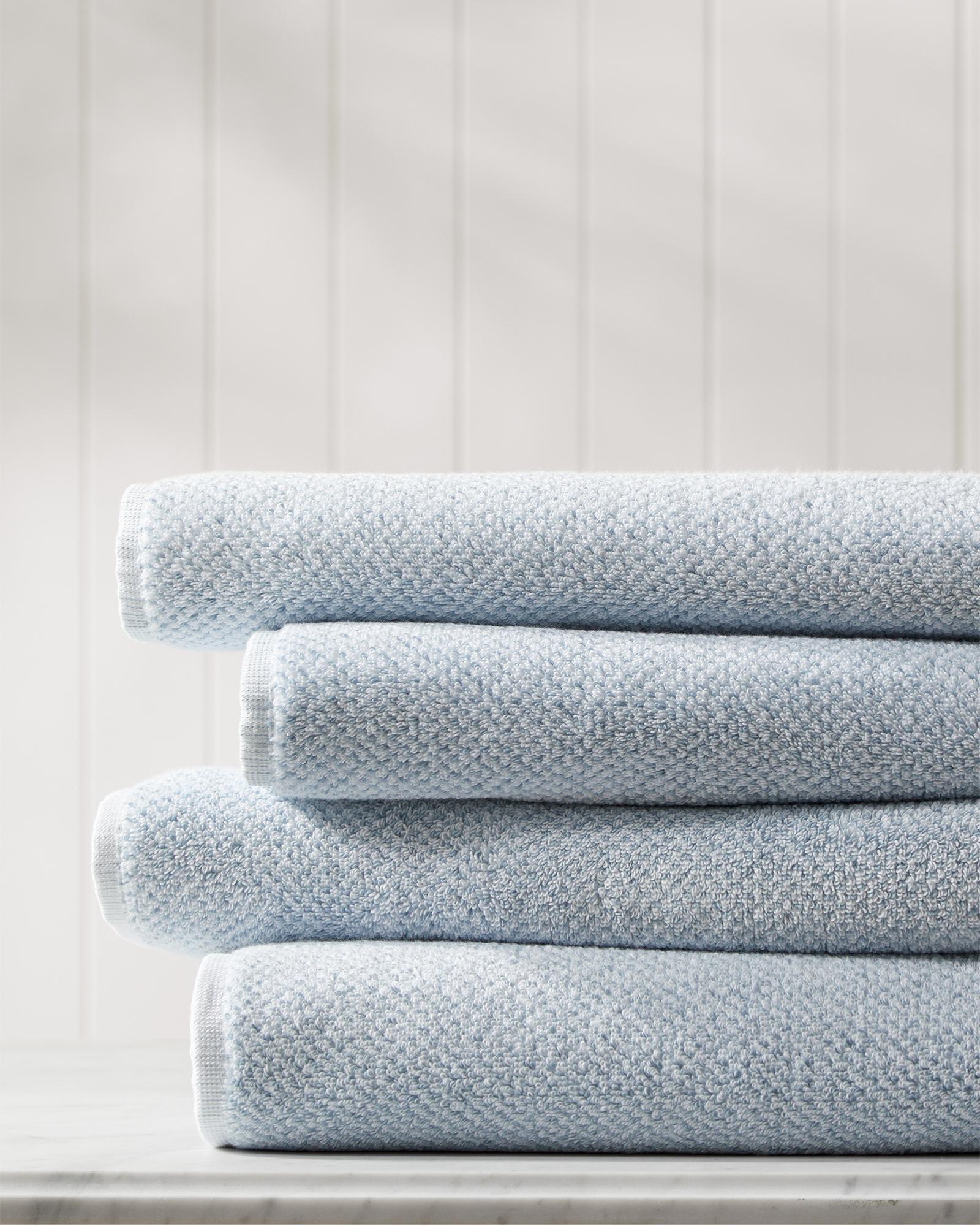 North Fork Turkish Cotton Bath Collection - Hand Towel in Sky