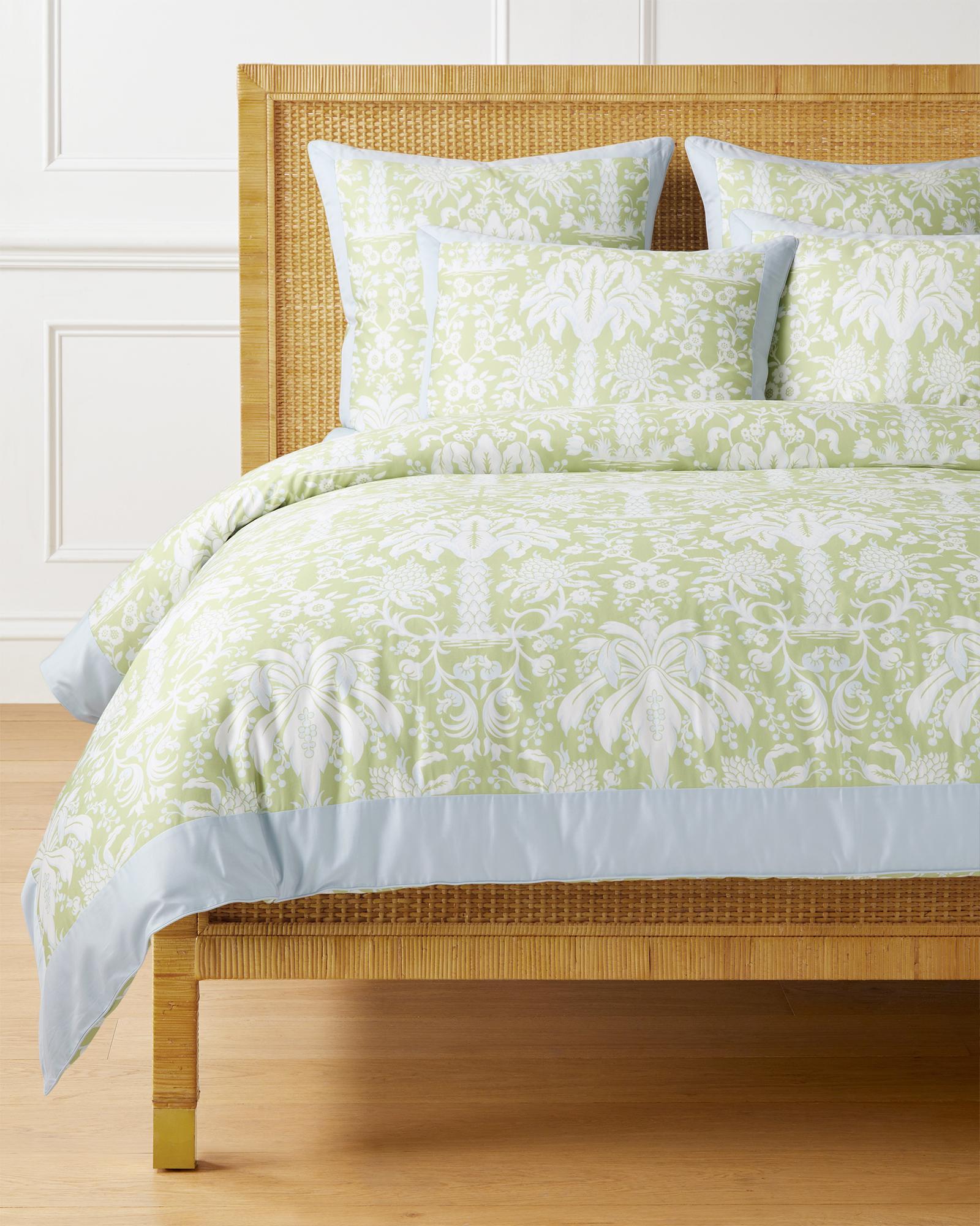 Palm Royal Sateen Duvet Cover