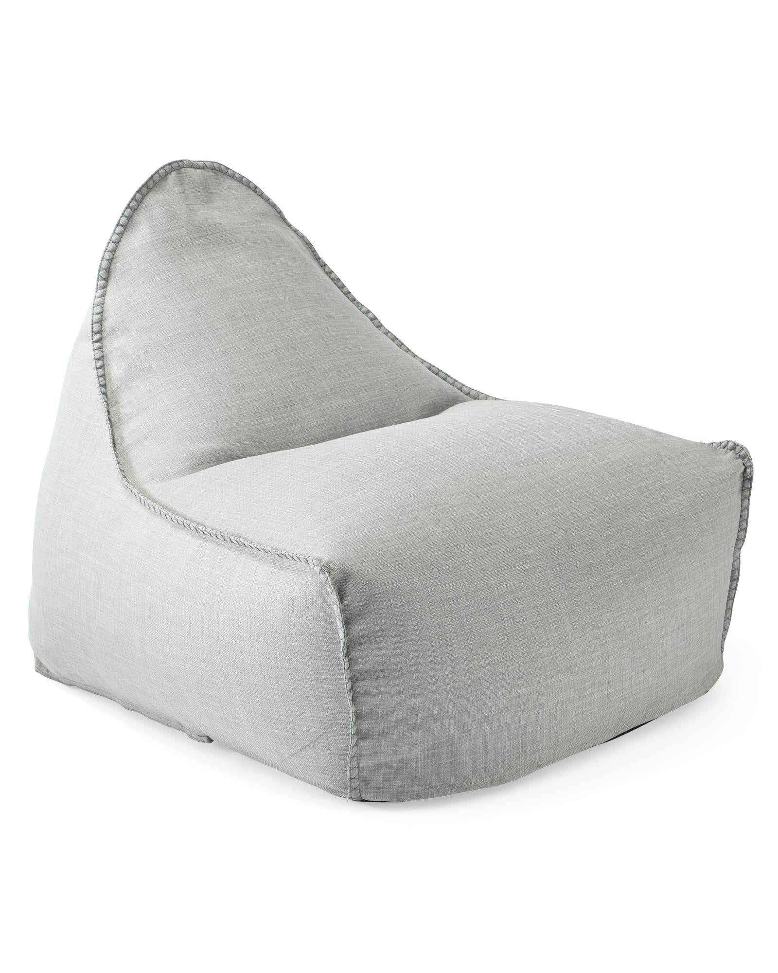 Loungie Comfy Bean Bag Chair - Light Grey