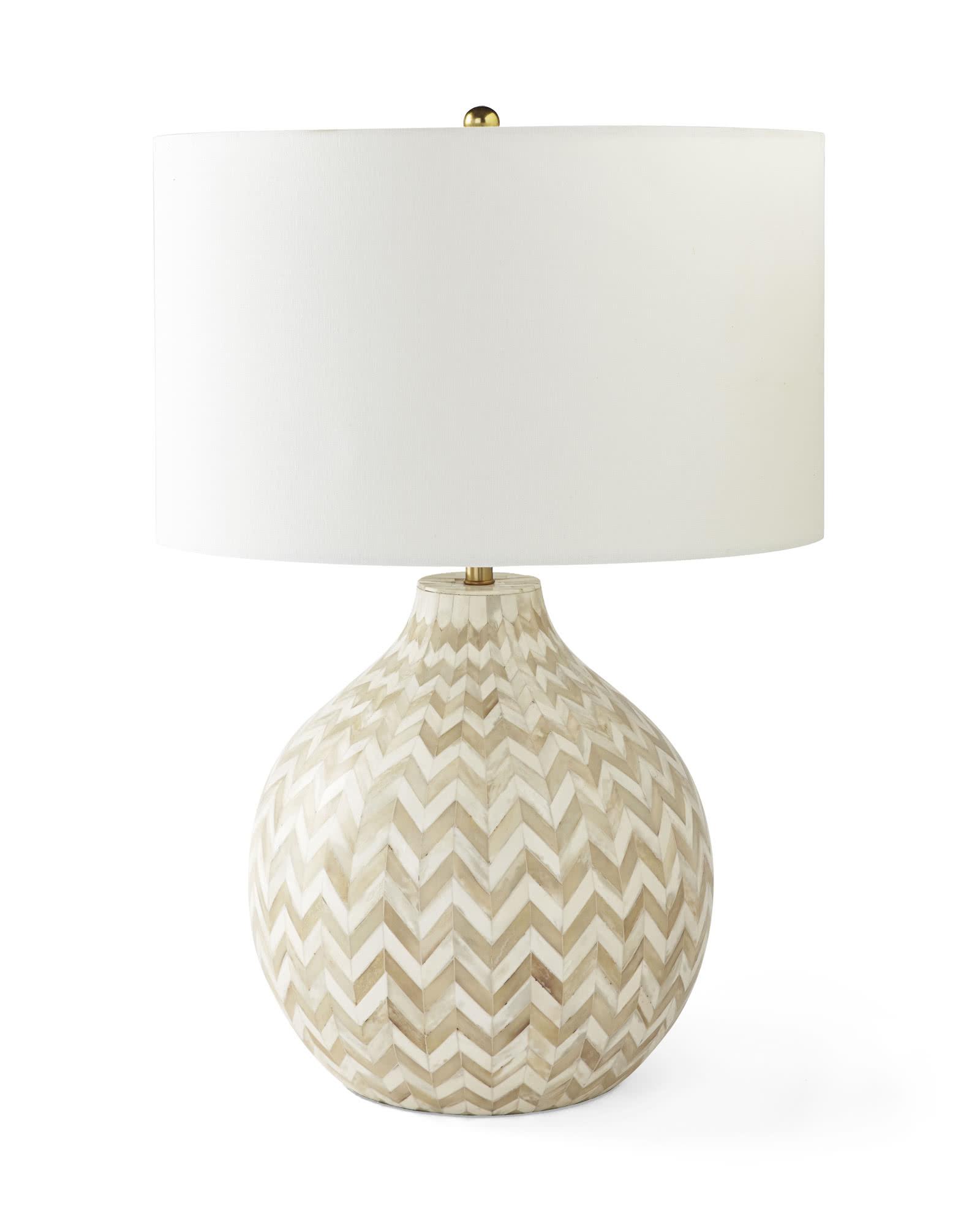 11+ Bone Inlay Table Lamp