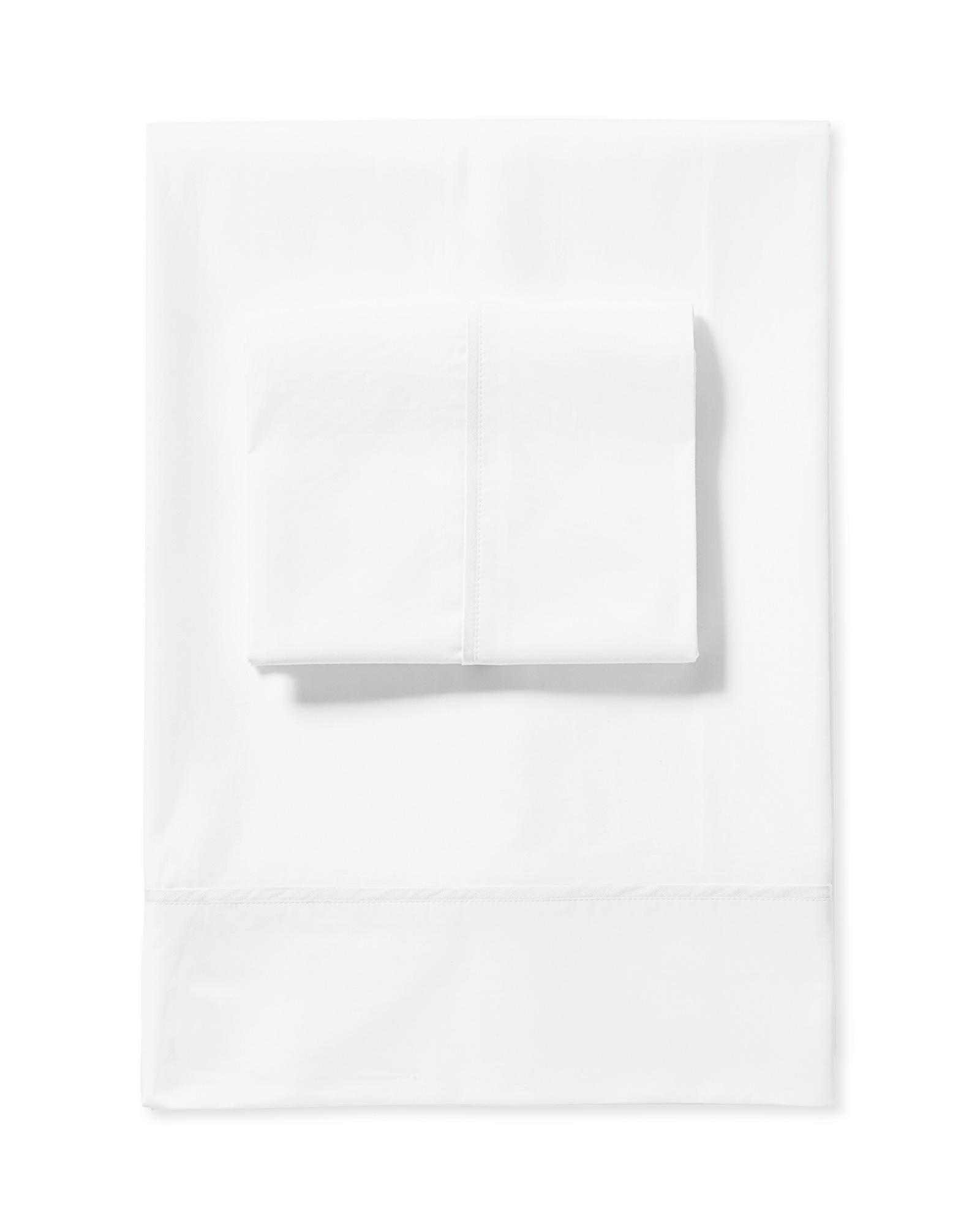 Beach Club Percale Sheet Set - King - White