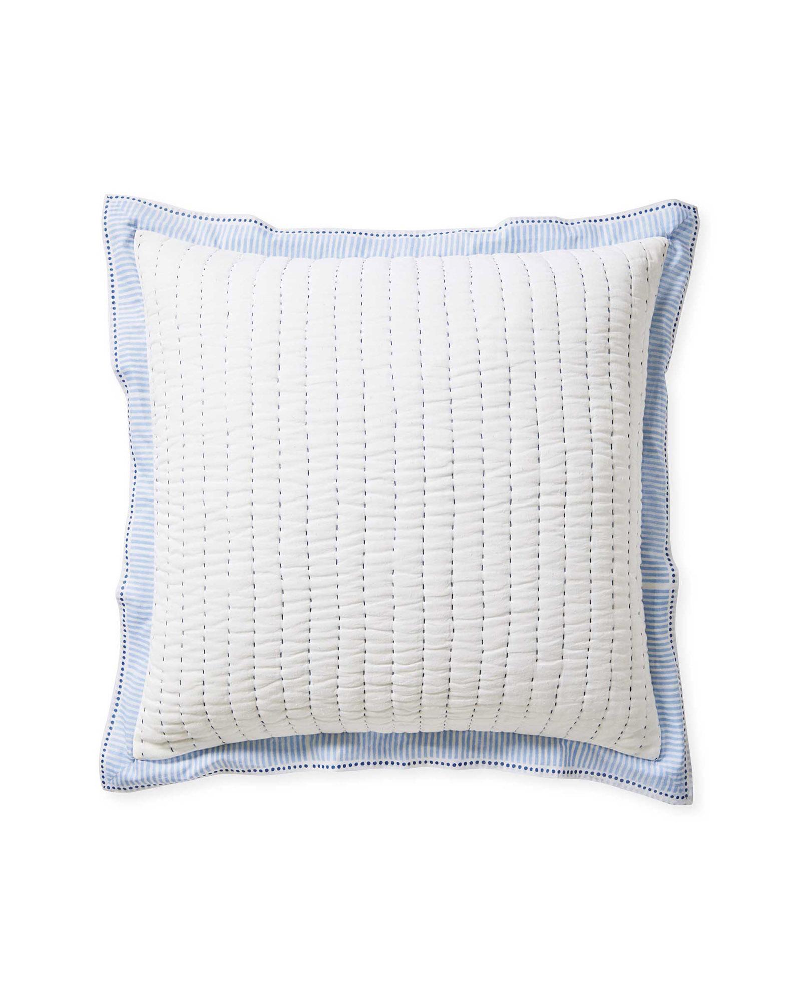 Newest Serena and Lily Newport Sham White Cotton