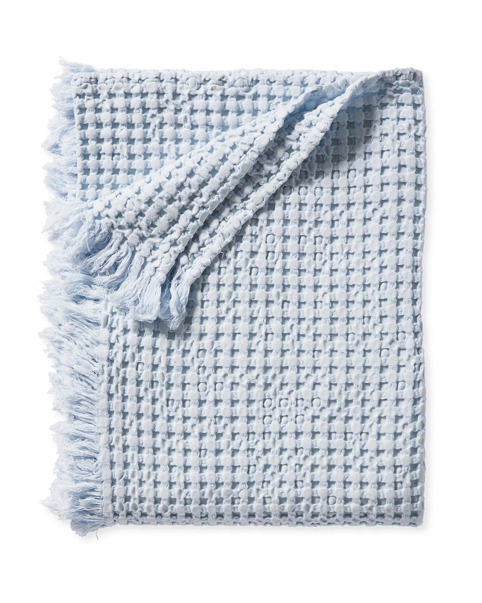 Sky blue throw discount blanket