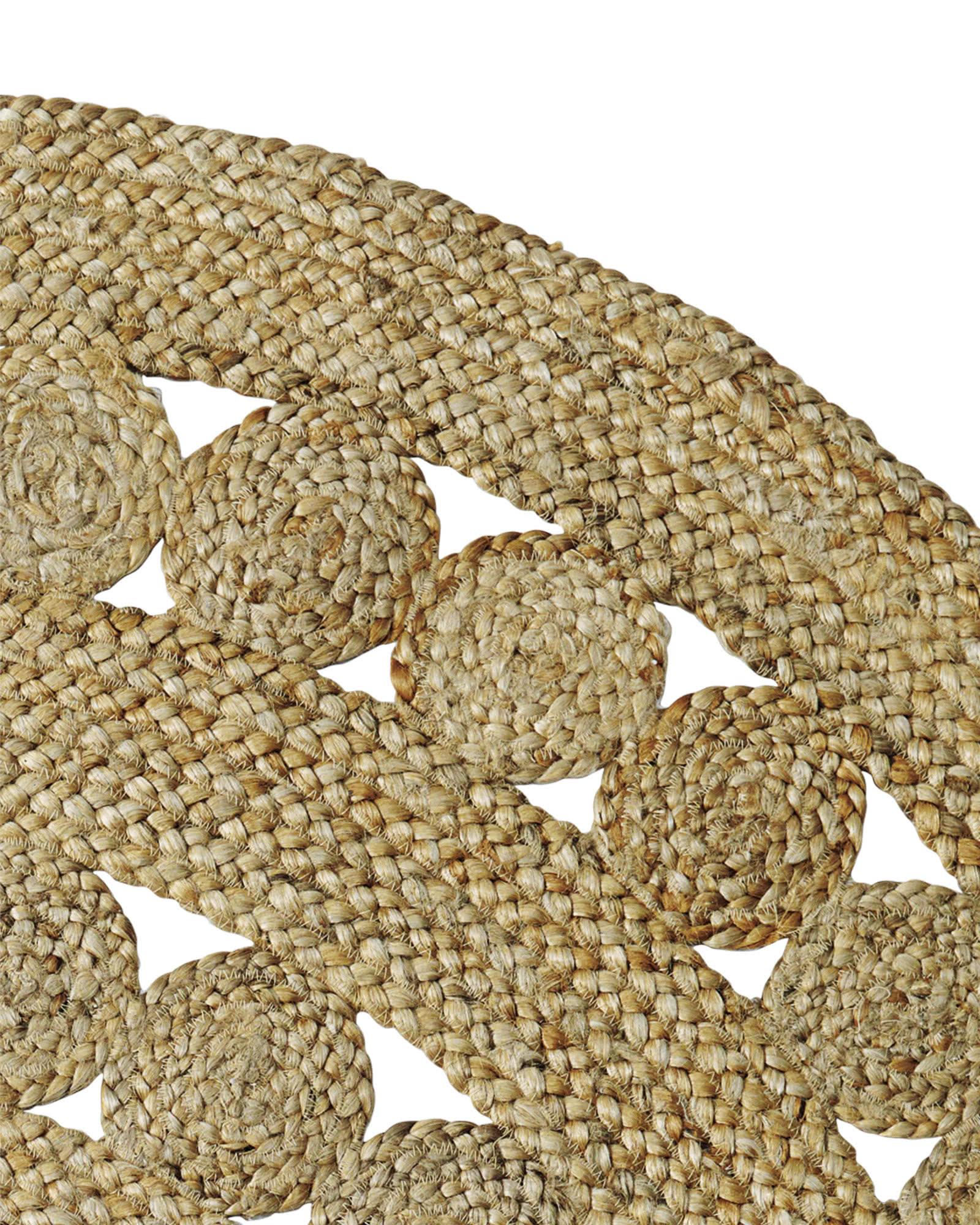 Round Jute Rug Swatch Serena and Lily