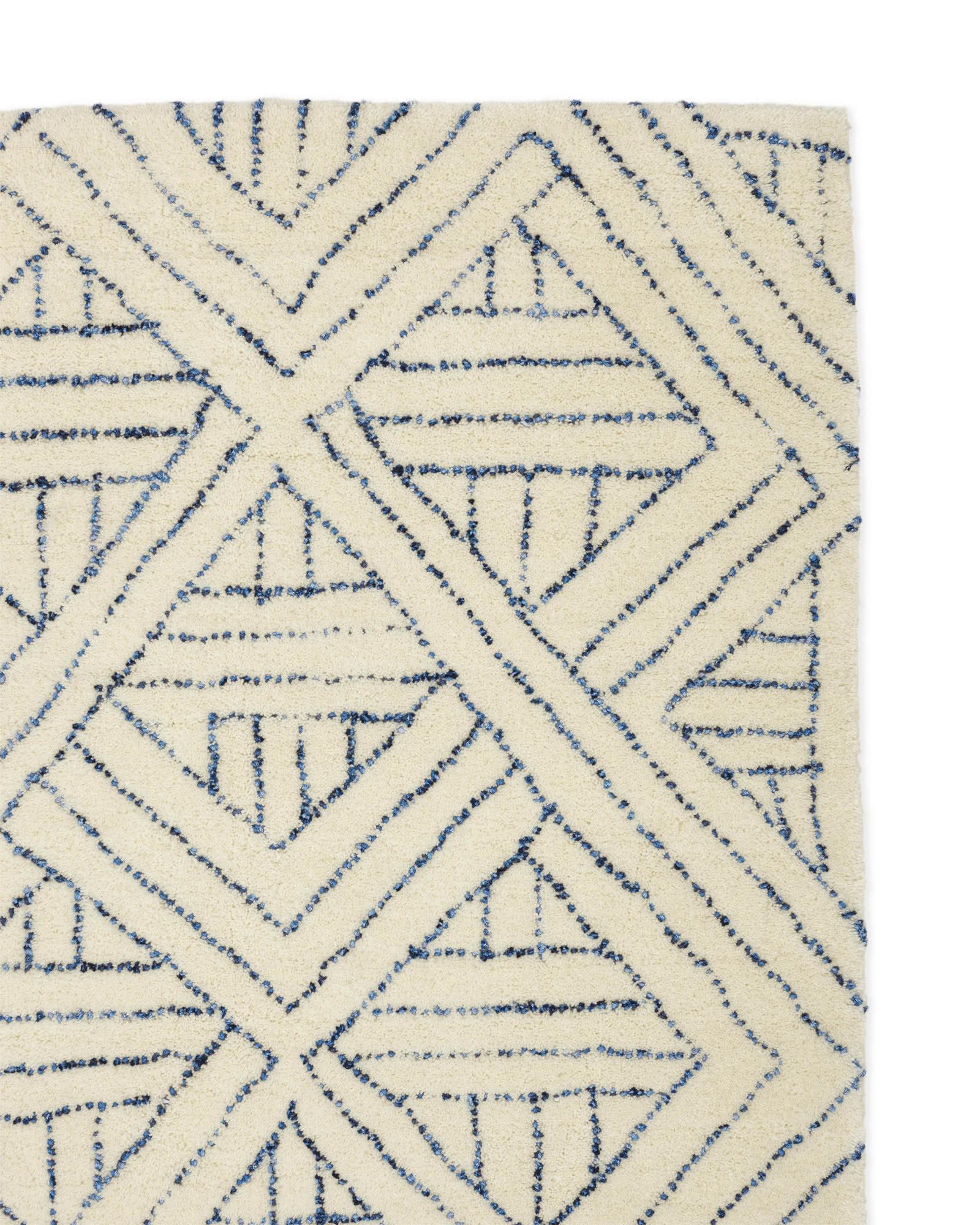 Lakeview Rug1x1Ivory/Navy Serena and Lily