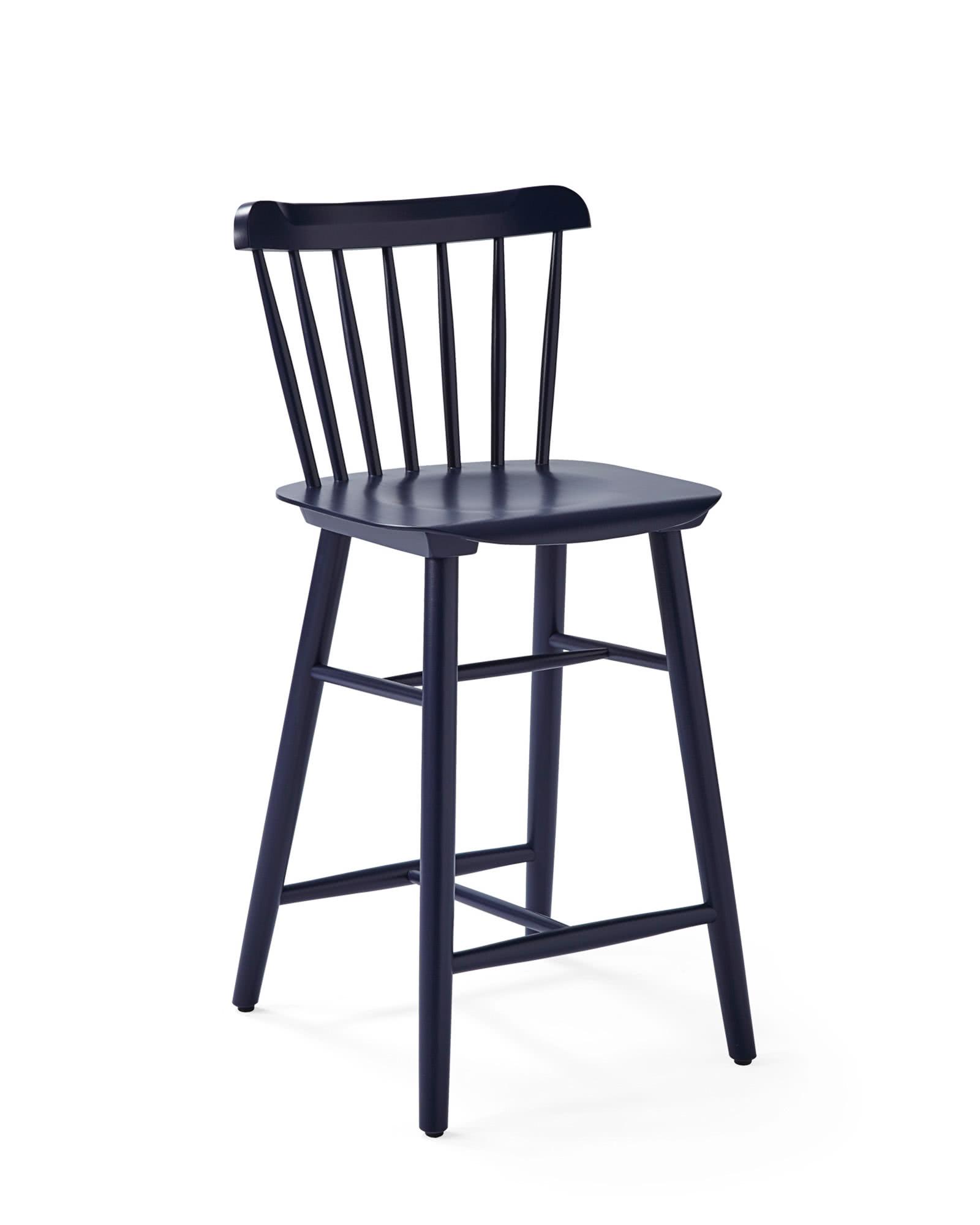 Tucker Counter Stool Midnight Serena and Lily