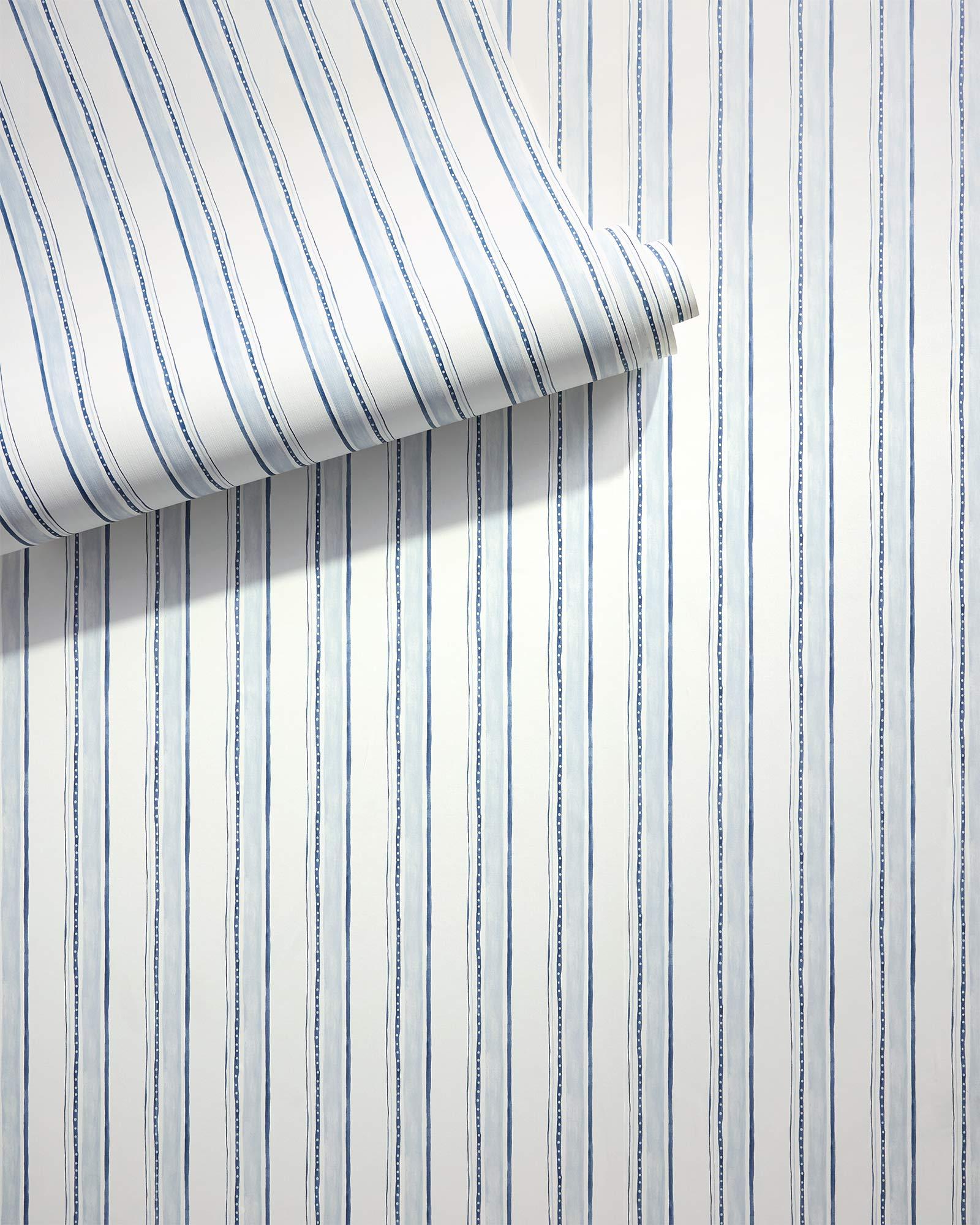 Acadia Stripe Wallpaper Serena and Lily