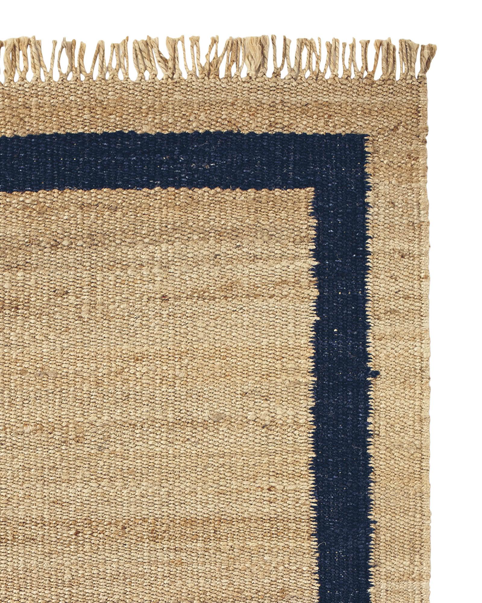 Jute Border Rug Swatch Serena and Lily