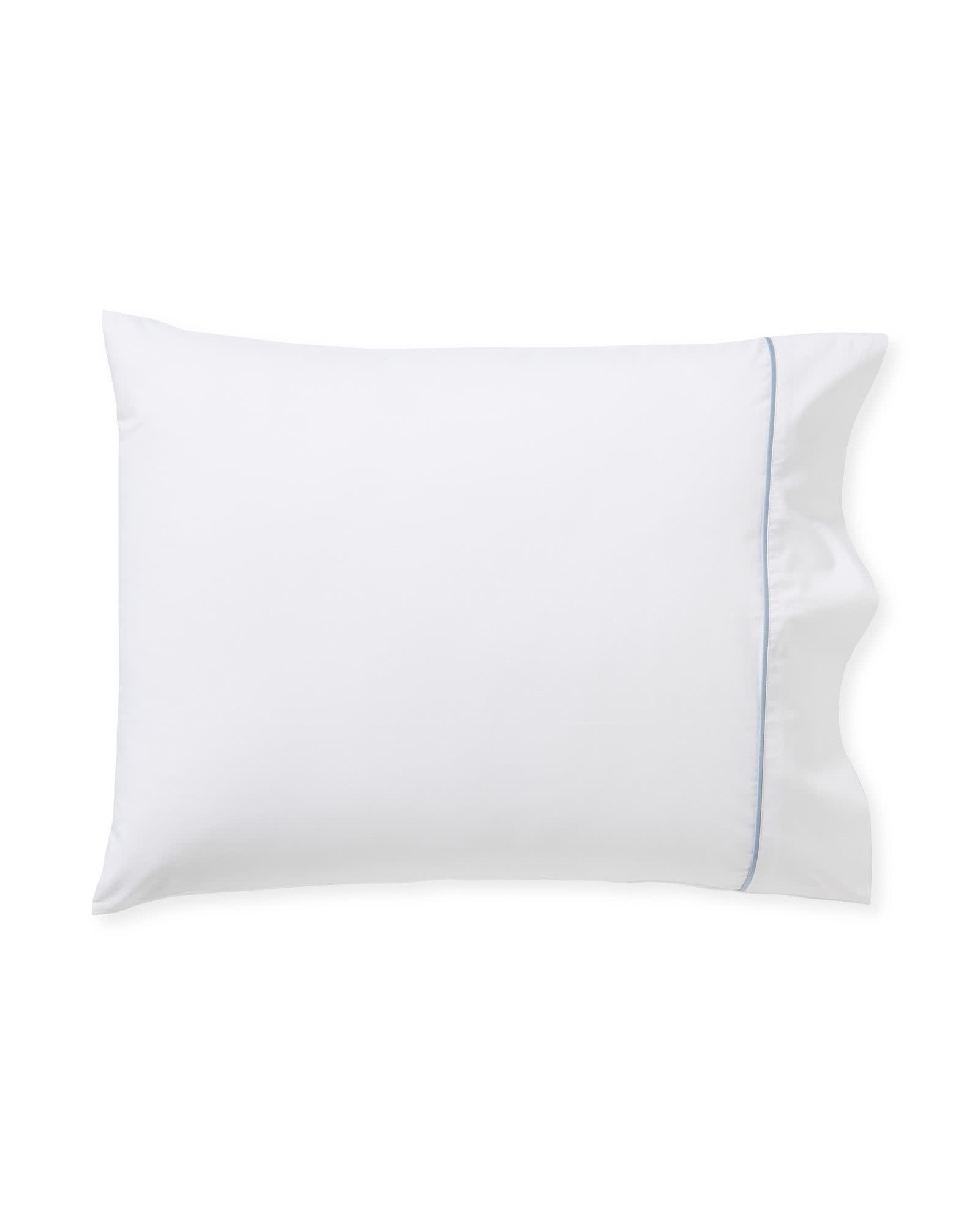 Beach Club Percale Pillowcases - King - Coastal Blue