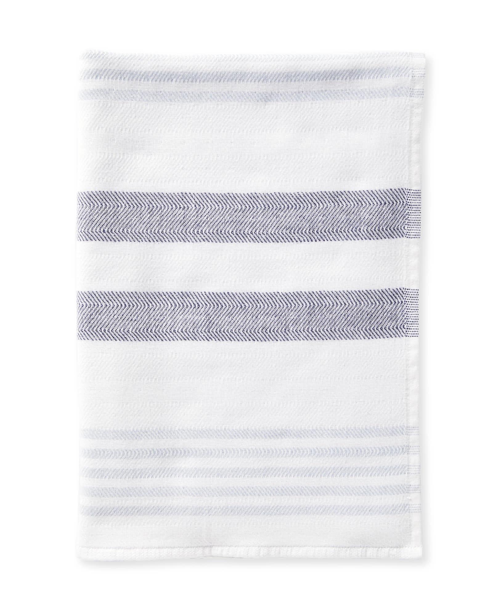 Luxury Herringbone Turkish Bath Towels